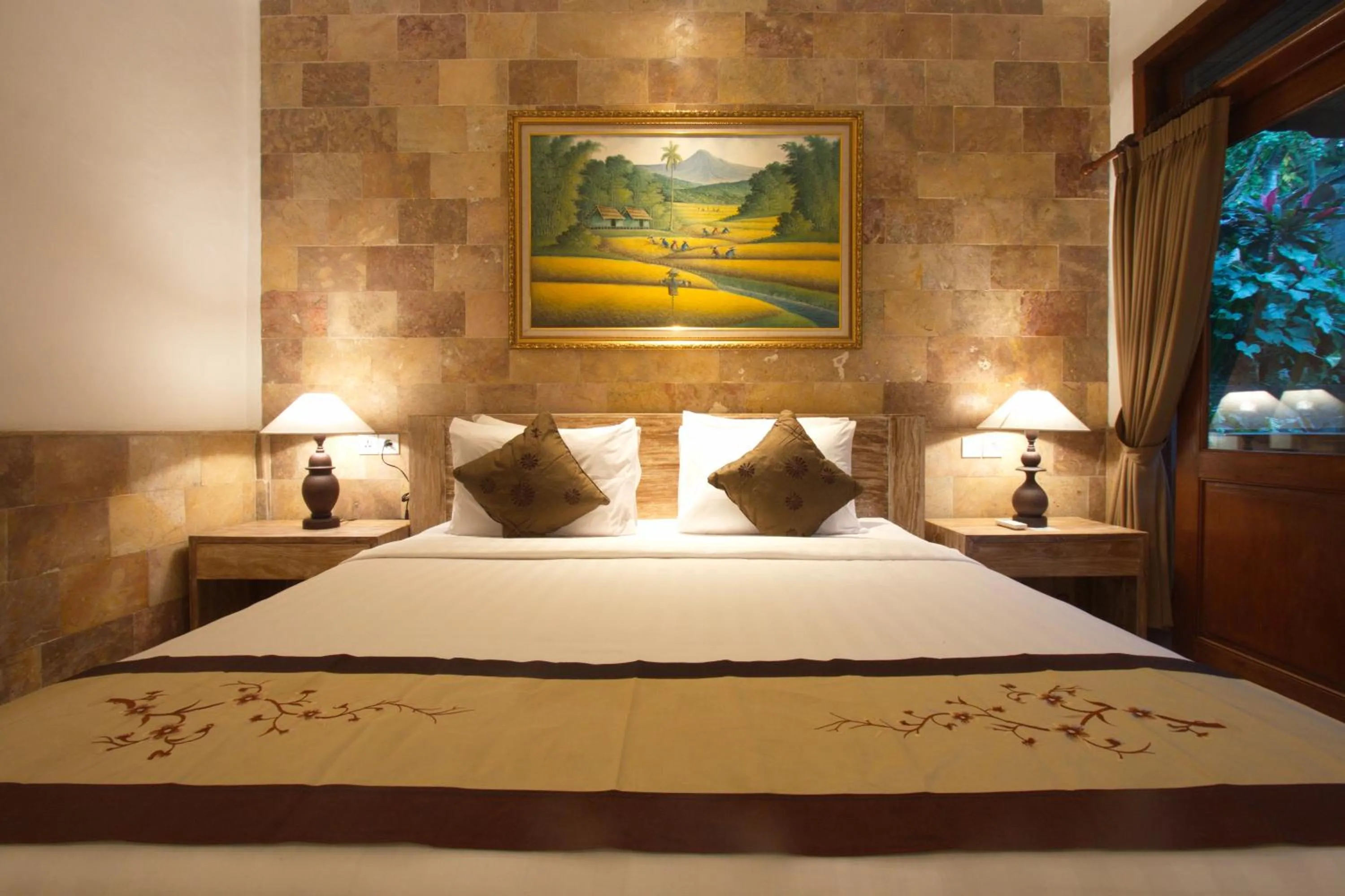 Bathroom, Bed in Ubud Terrace