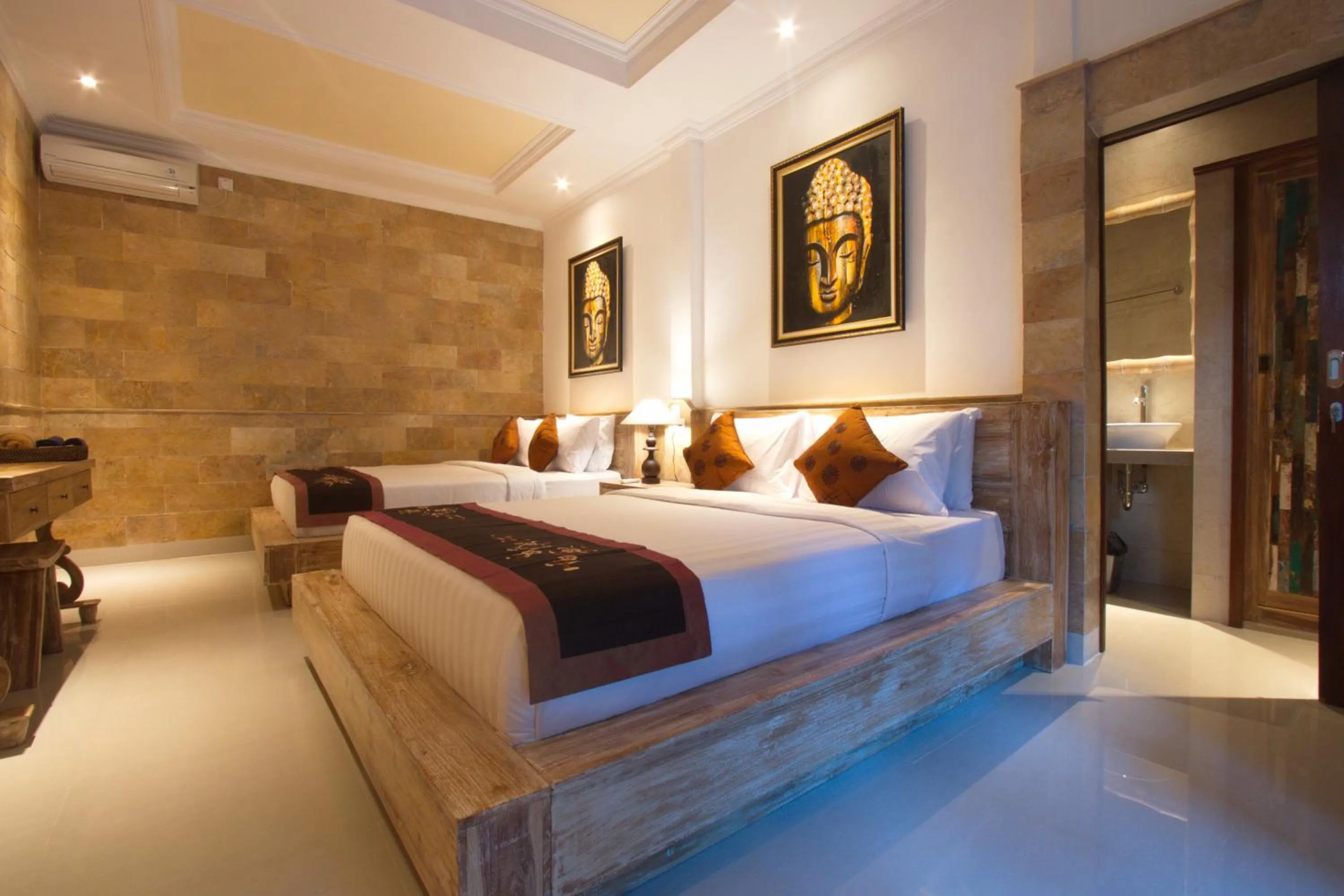 Bathroom, Bed in Ubud Terrace