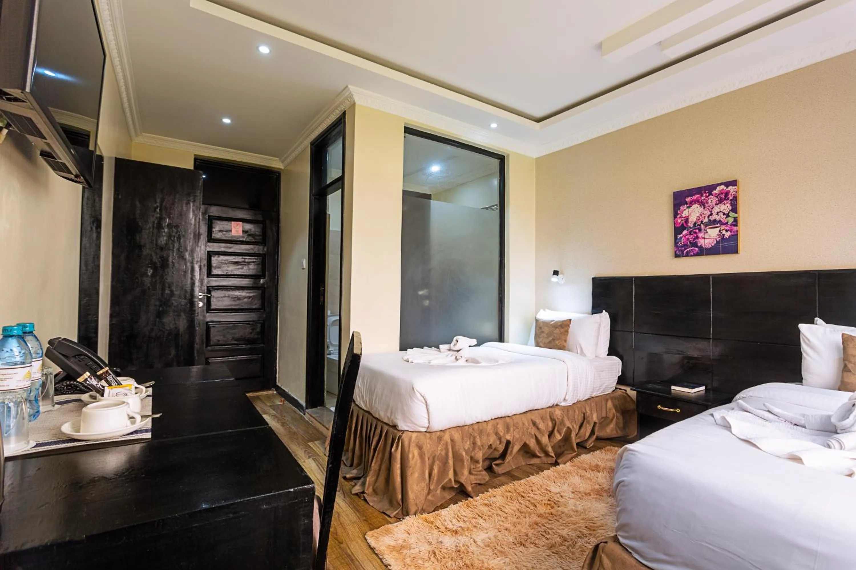 Bed in The Nest Boutique Hotel