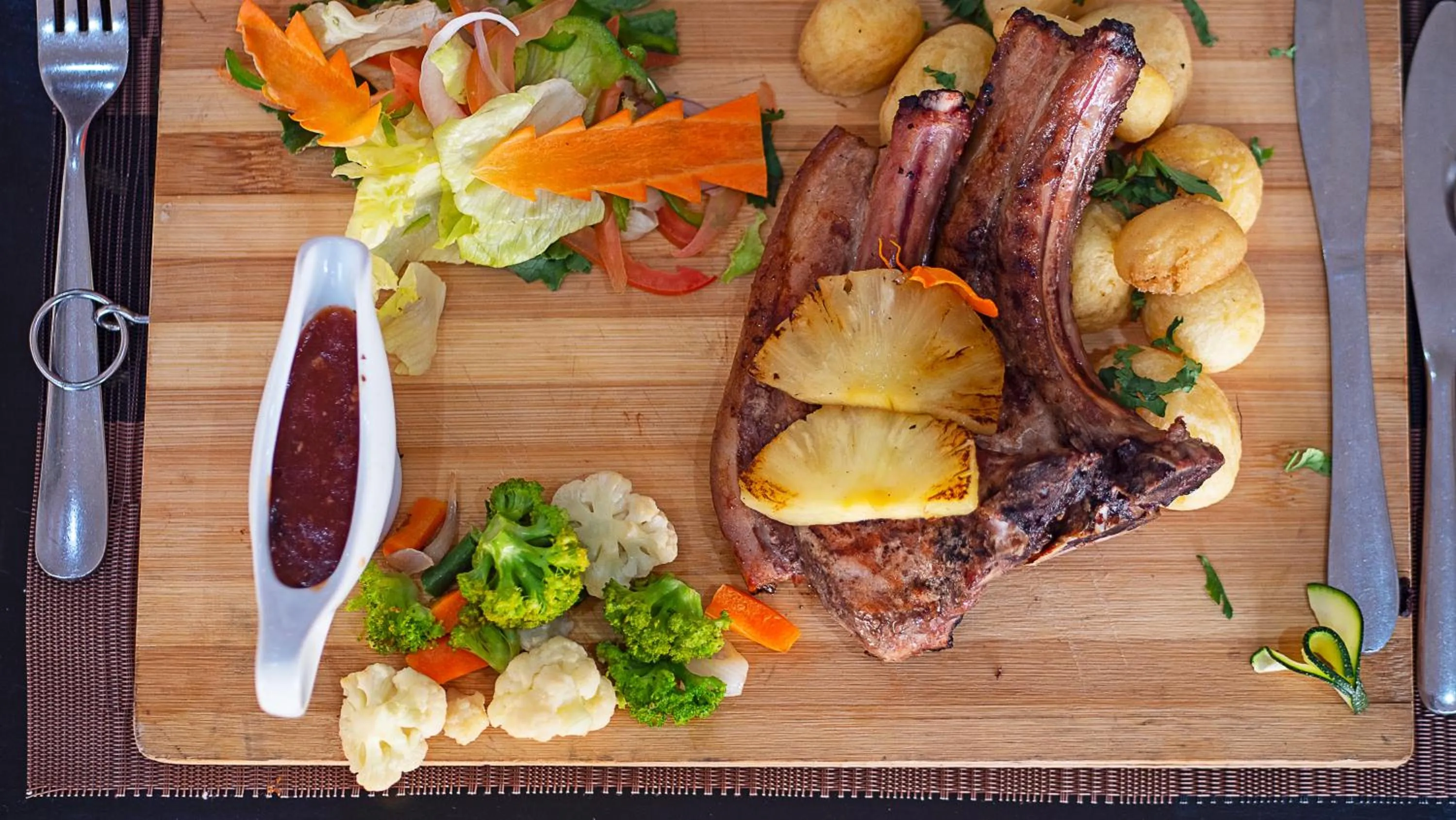 Food close-up in The Nest Boutique Hotel