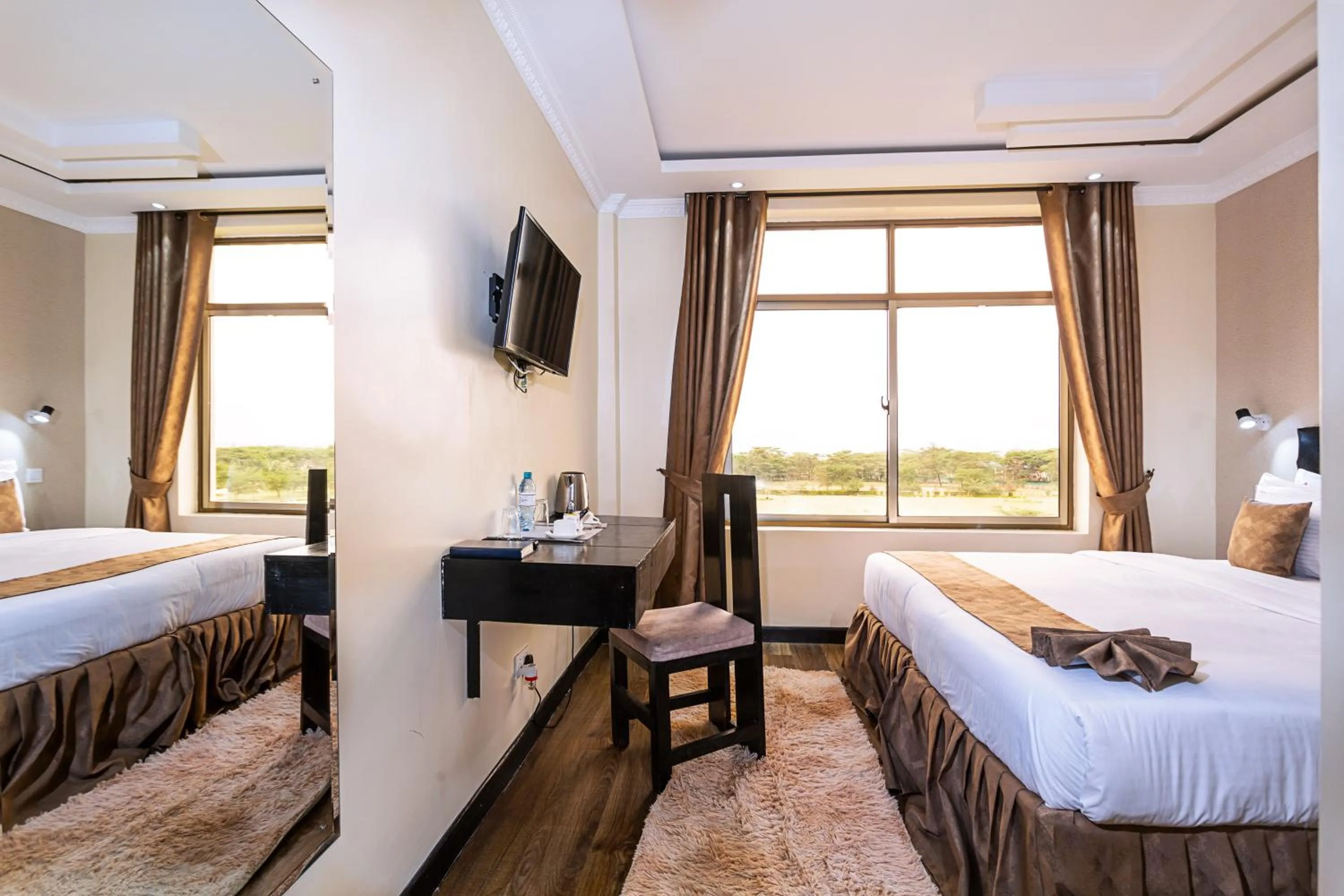 Bed in The Nest Boutique Hotel