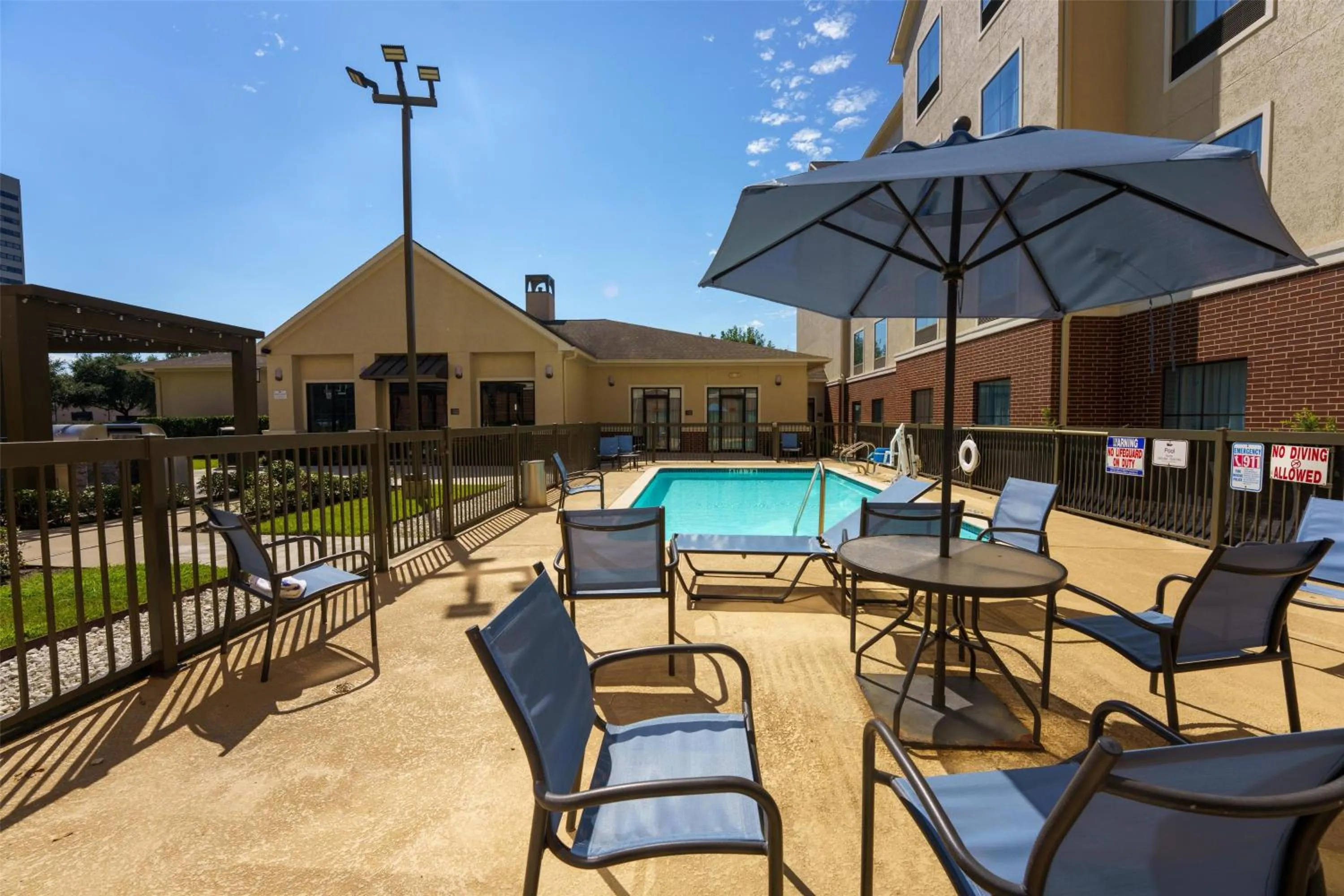 Pool view in Homewood Suites by Hilton Houston West-Energy Corridor