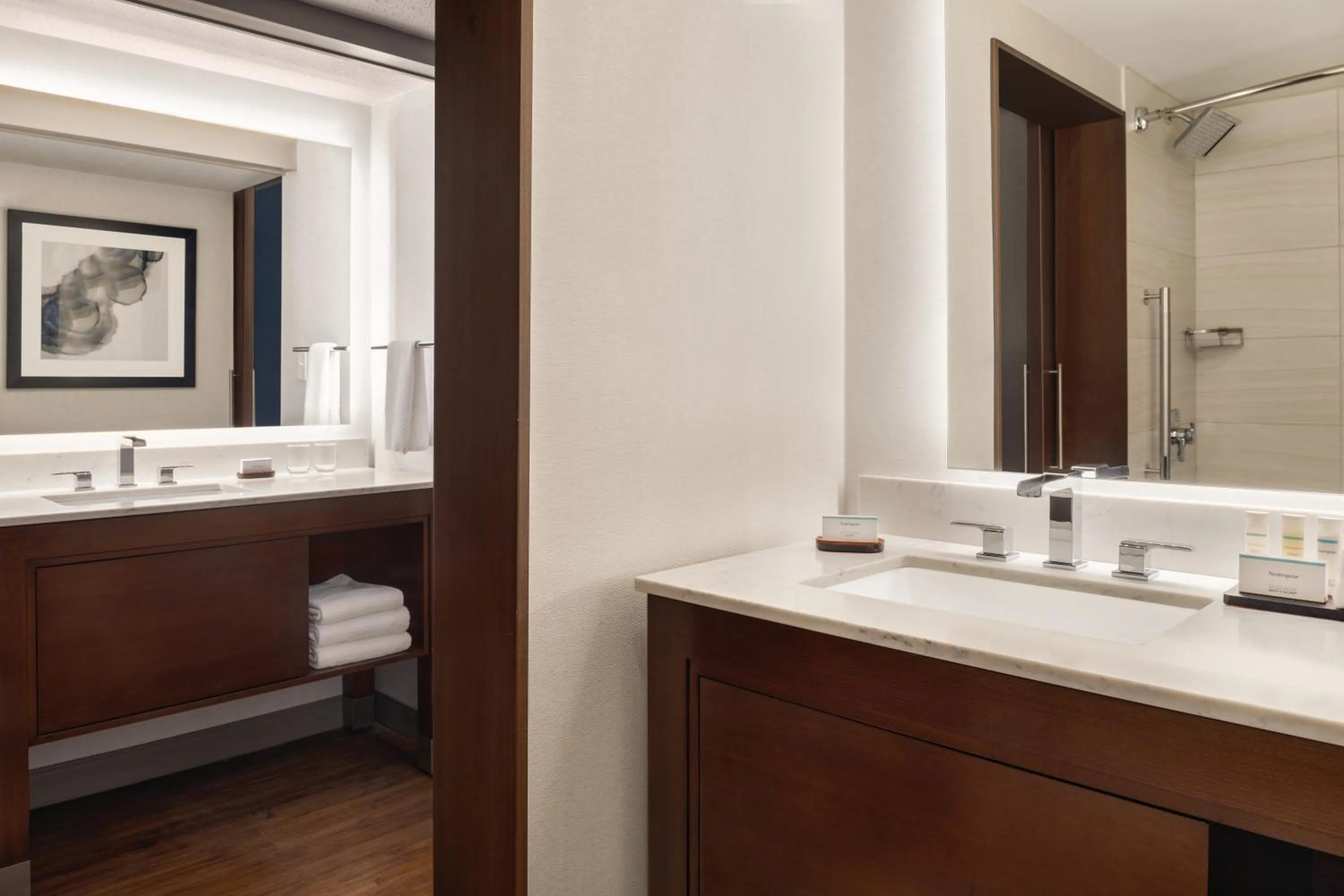 Bathroom in Embassy Suites by Hilton Indianapolis Downtown