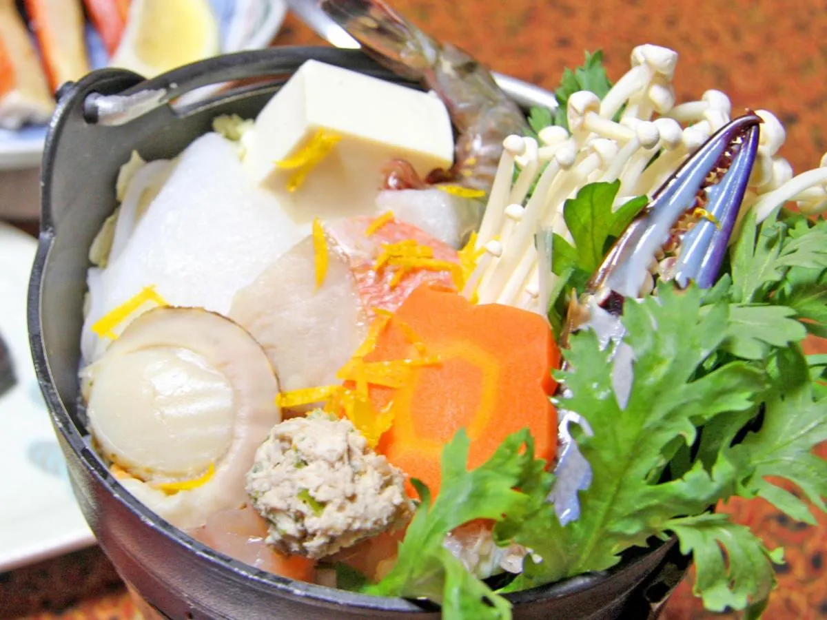 Food close-up in Suisenkaku