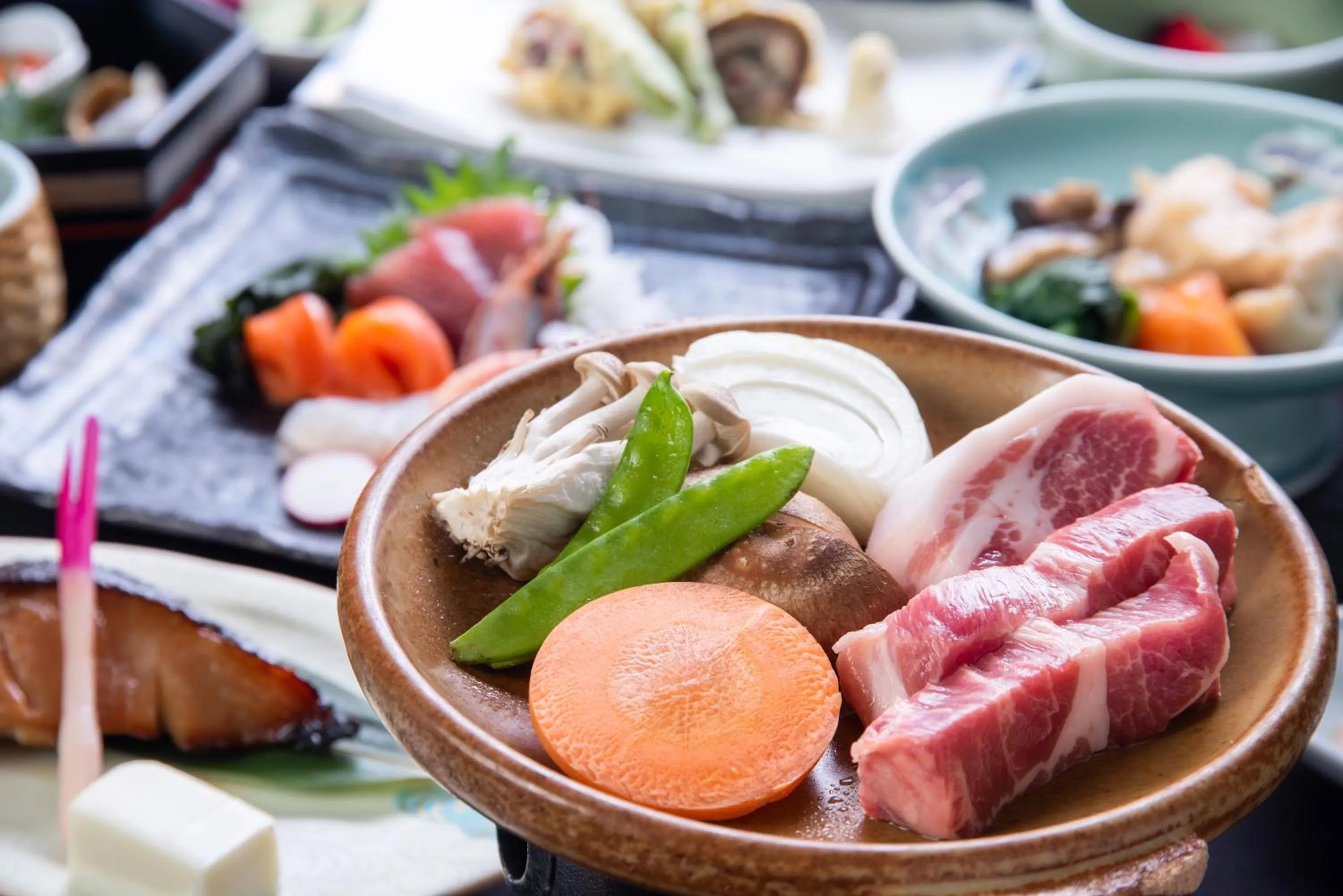 Food close-up in Suisenkaku