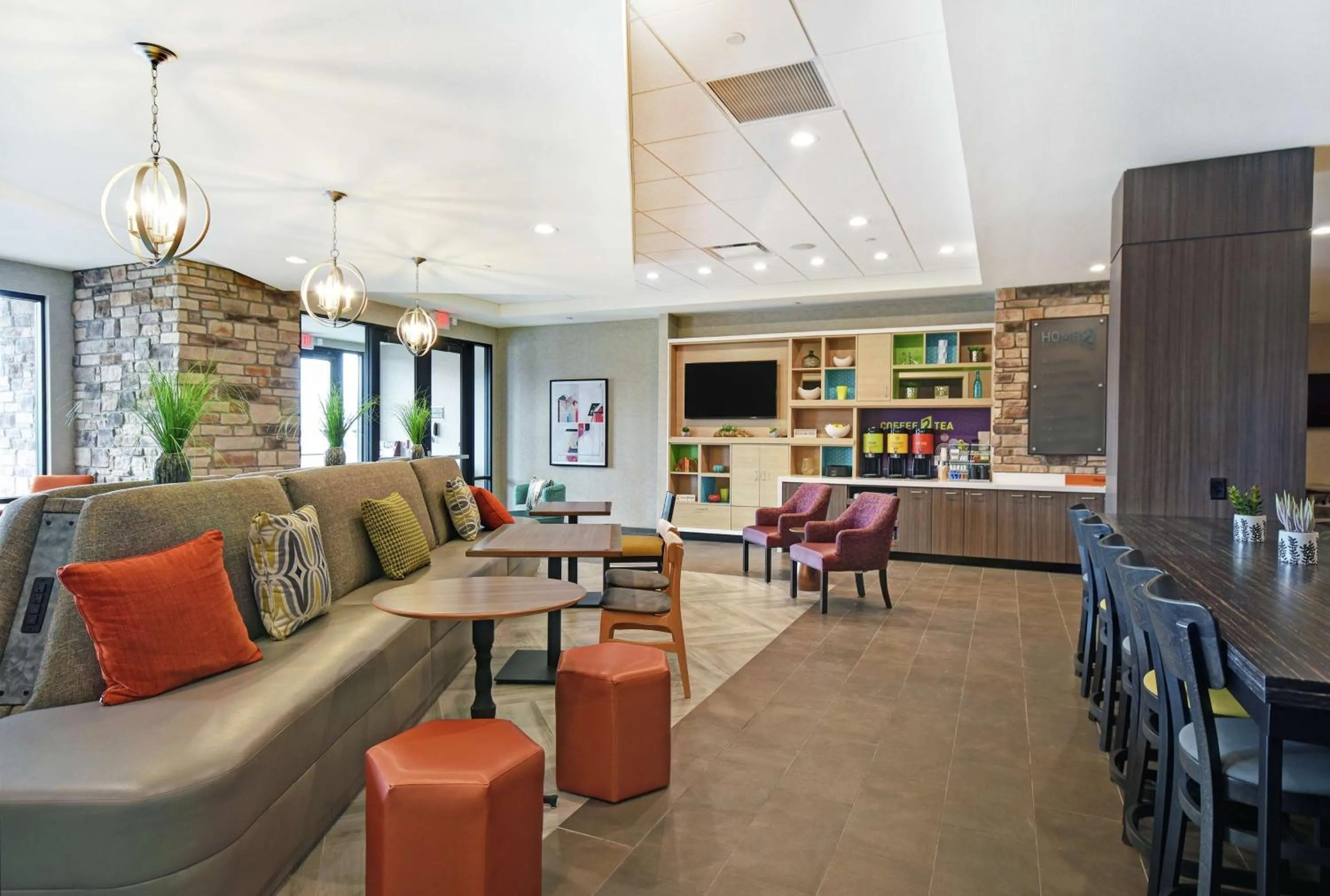 Lobby or reception in Home2 Suites By Hilton Beloit