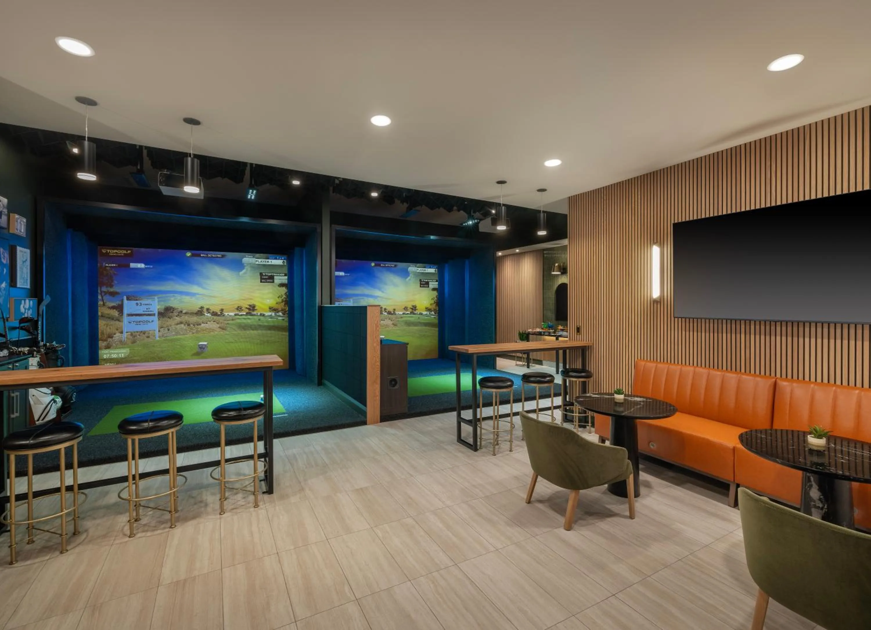 Golfcourse in Hilton Indianapolis Hotel & Suites