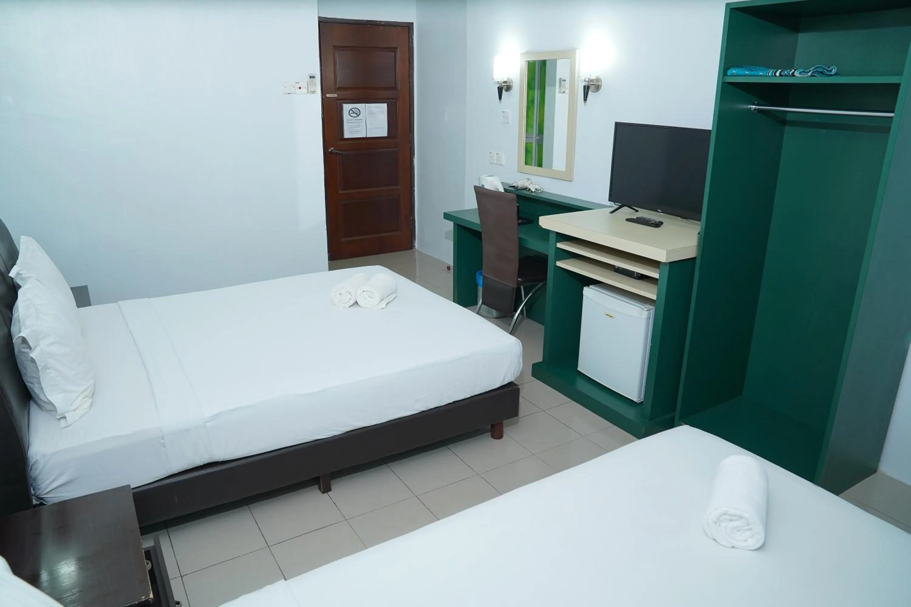 Bed in Dowifi Hotel -Self Service Kiosk