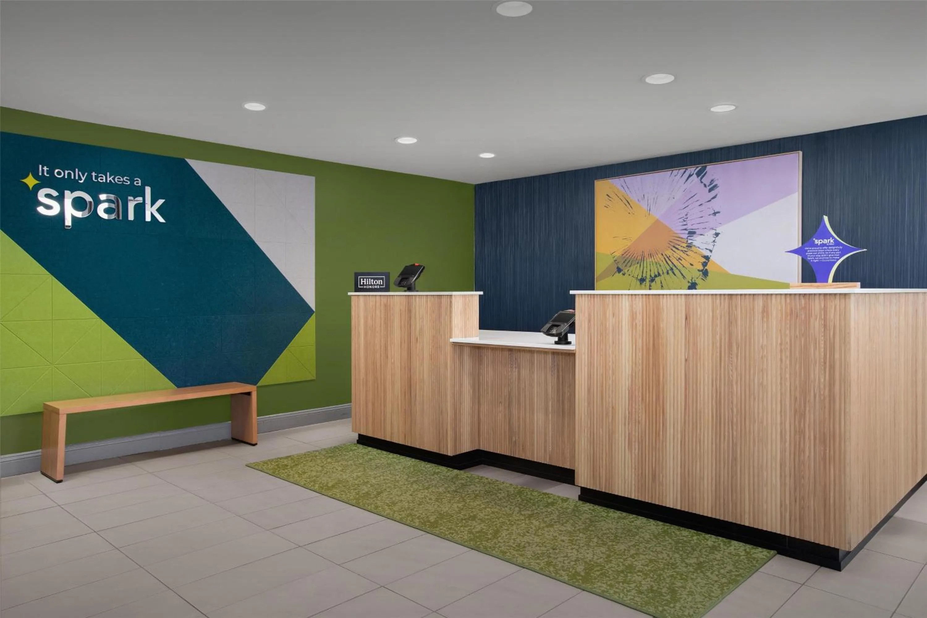 Lobby or reception in Spark by Hilton San Jose Airport