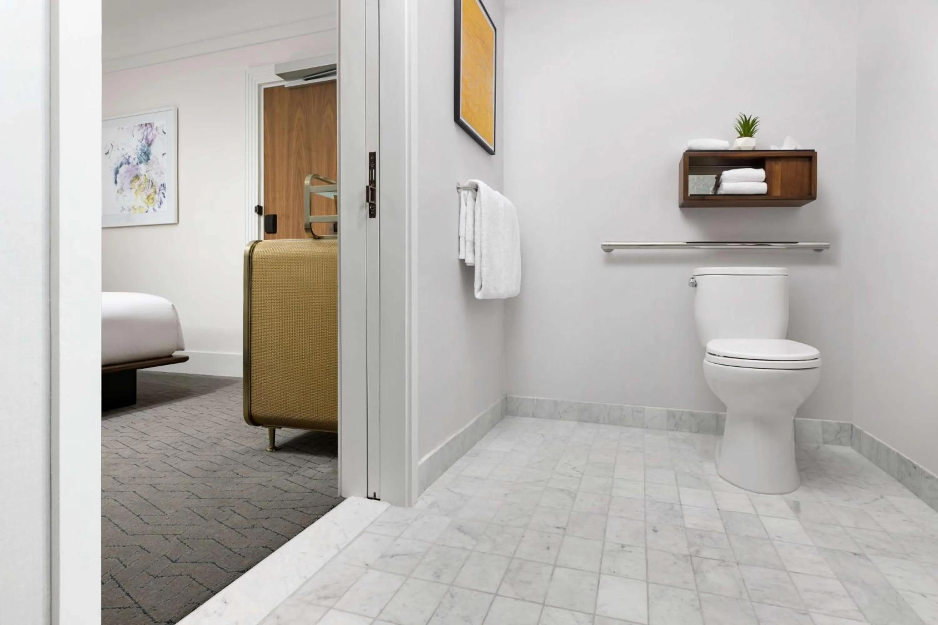 Bathroom, Bed in Hotel Seville NoMad - The Unbound Collection by Hyatt