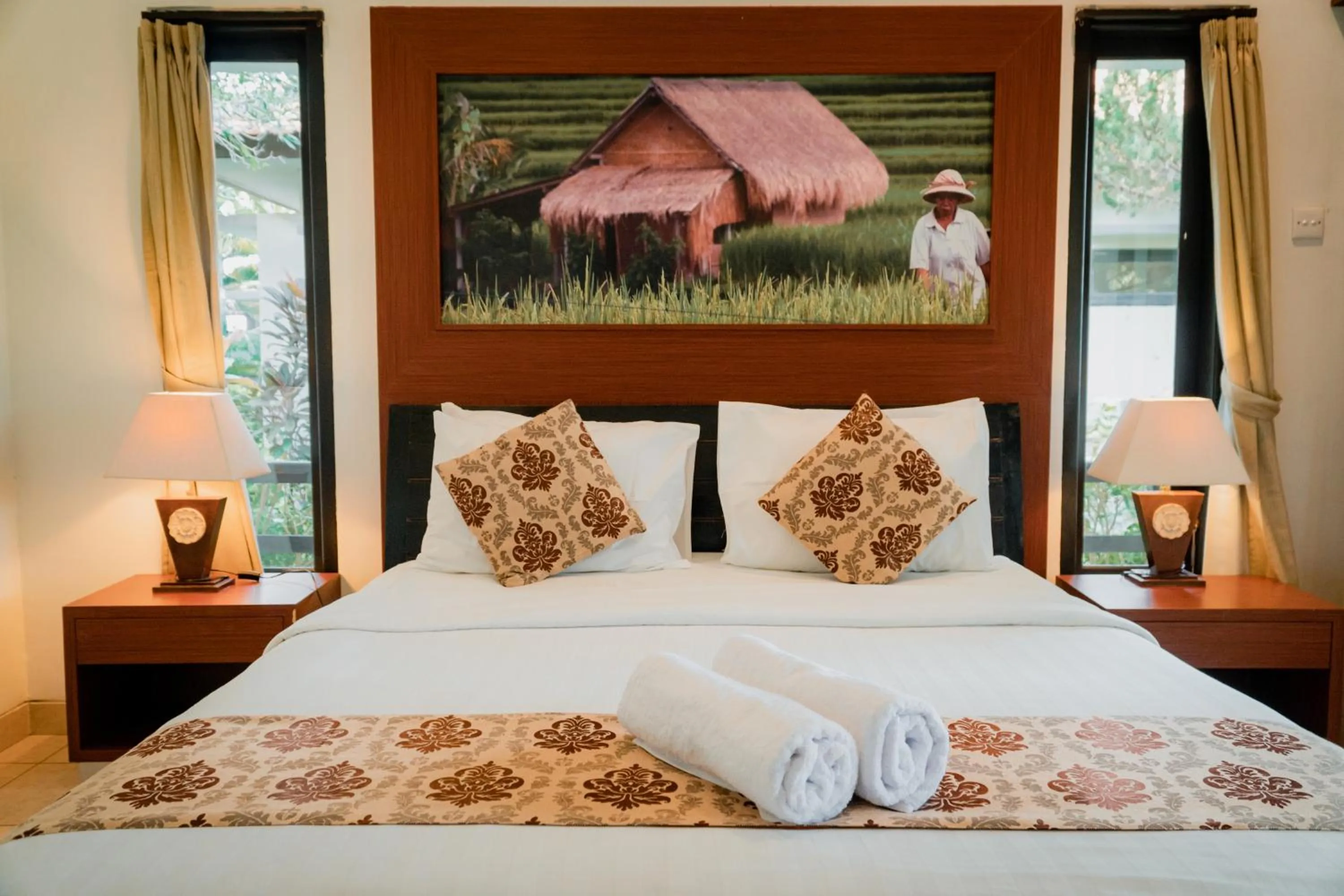 Bed in Uluwatu Cottages