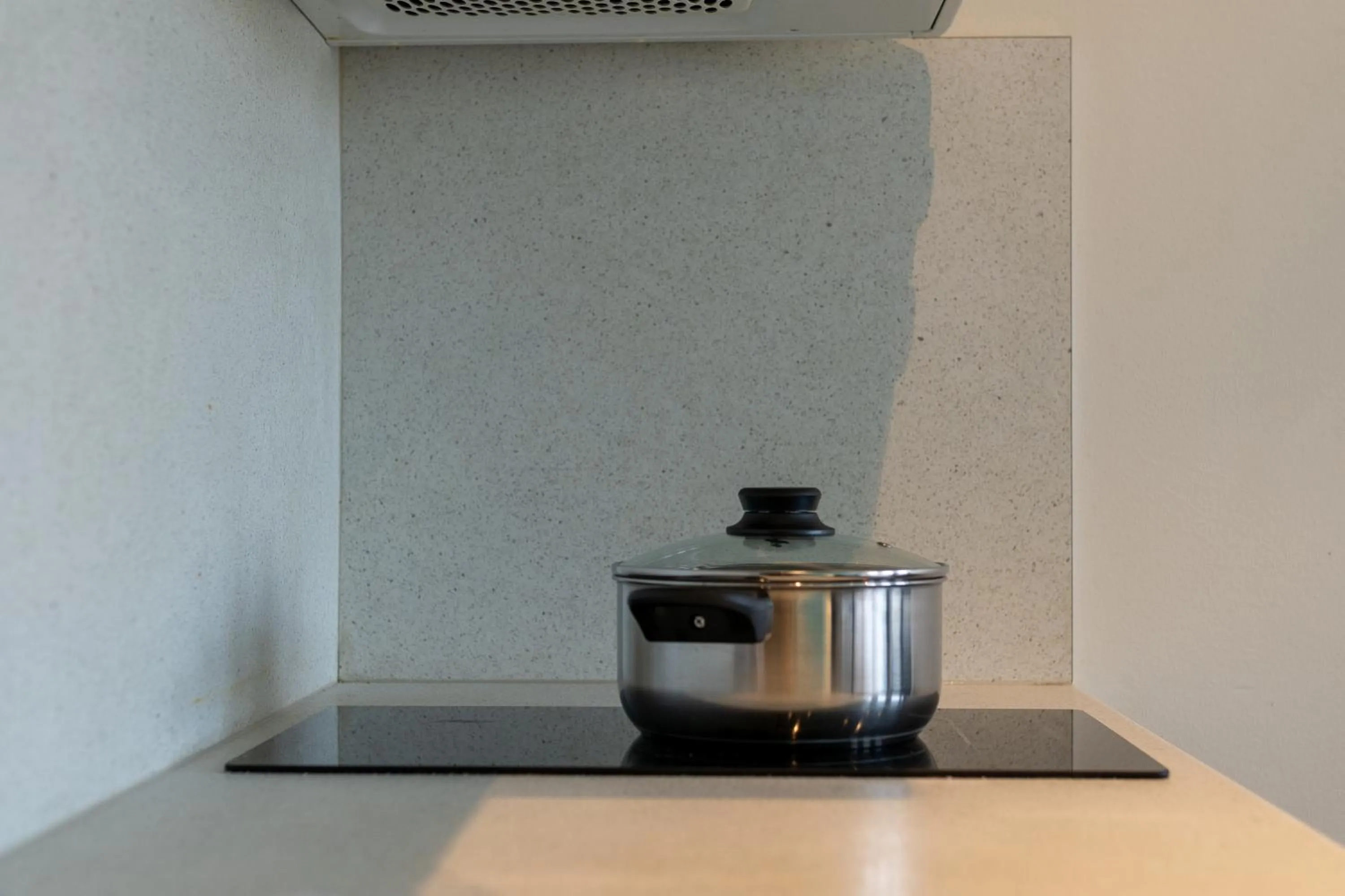 kitchen in Stockholm Hotel Apartments Sollentuna