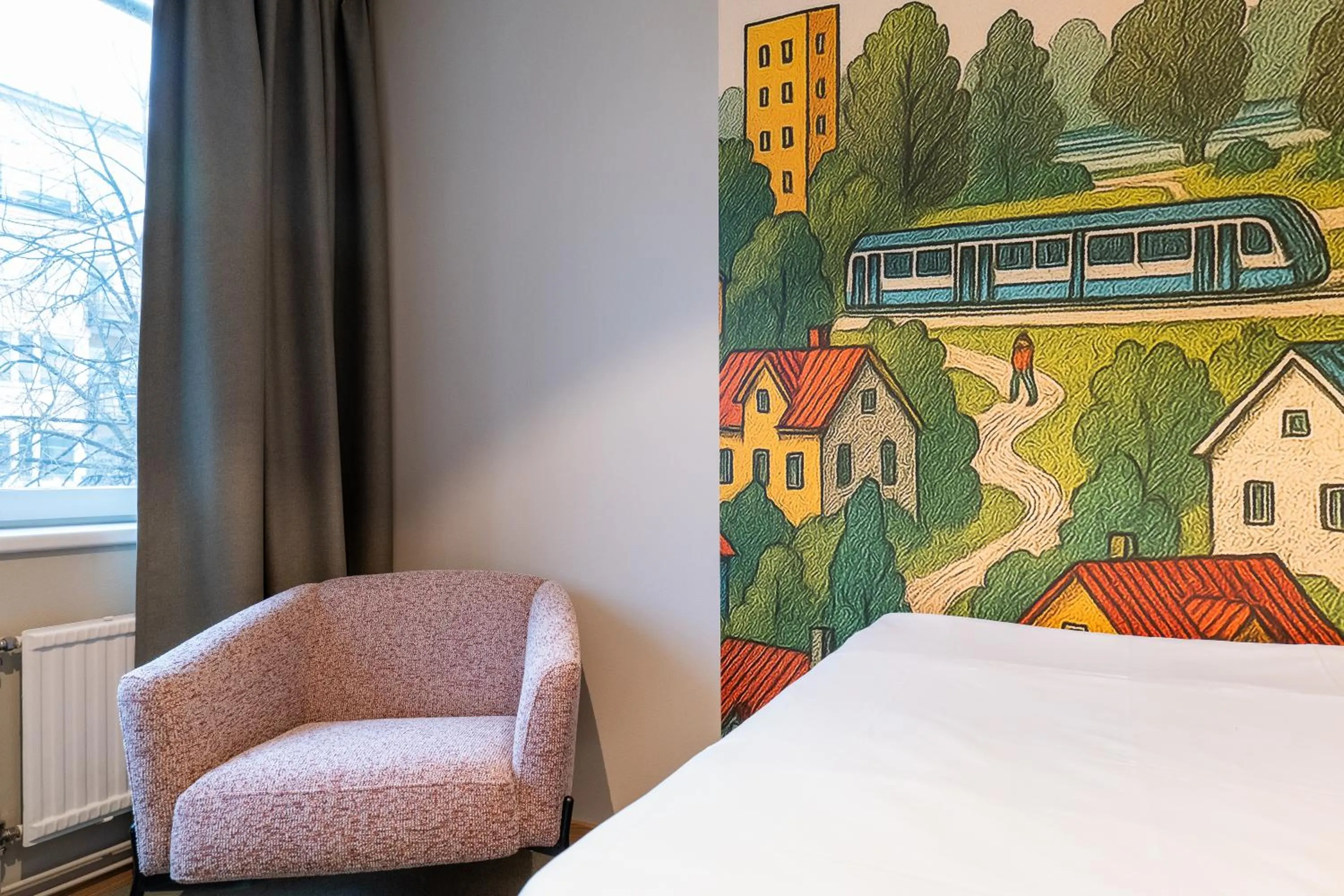 Photo of the whole room, Bed in Good Morning Sollentuna