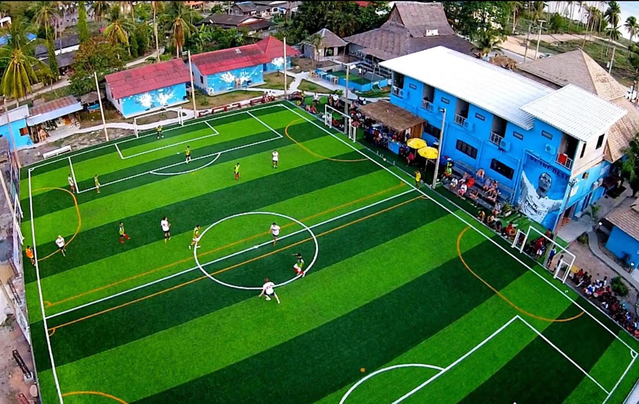 Bird's eye view in Phangan Arena Hostel