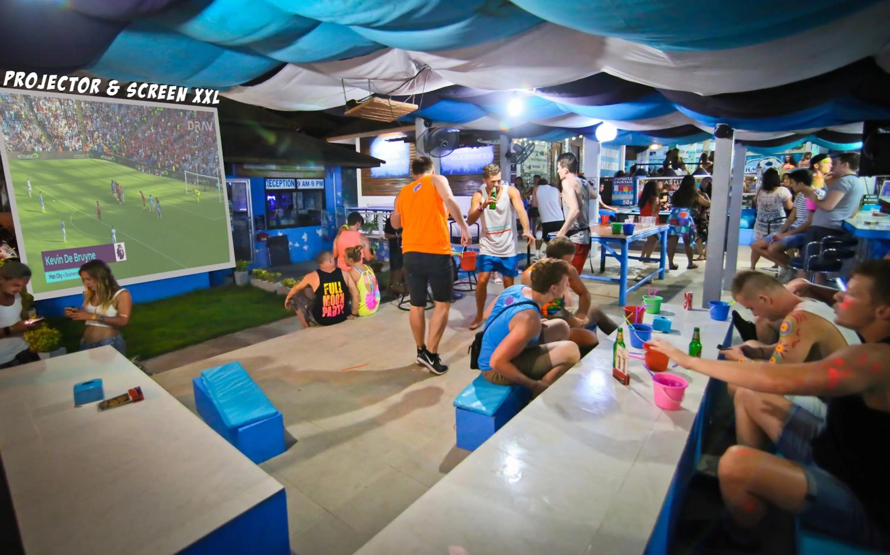 Property building in Phangan Arena Hostel