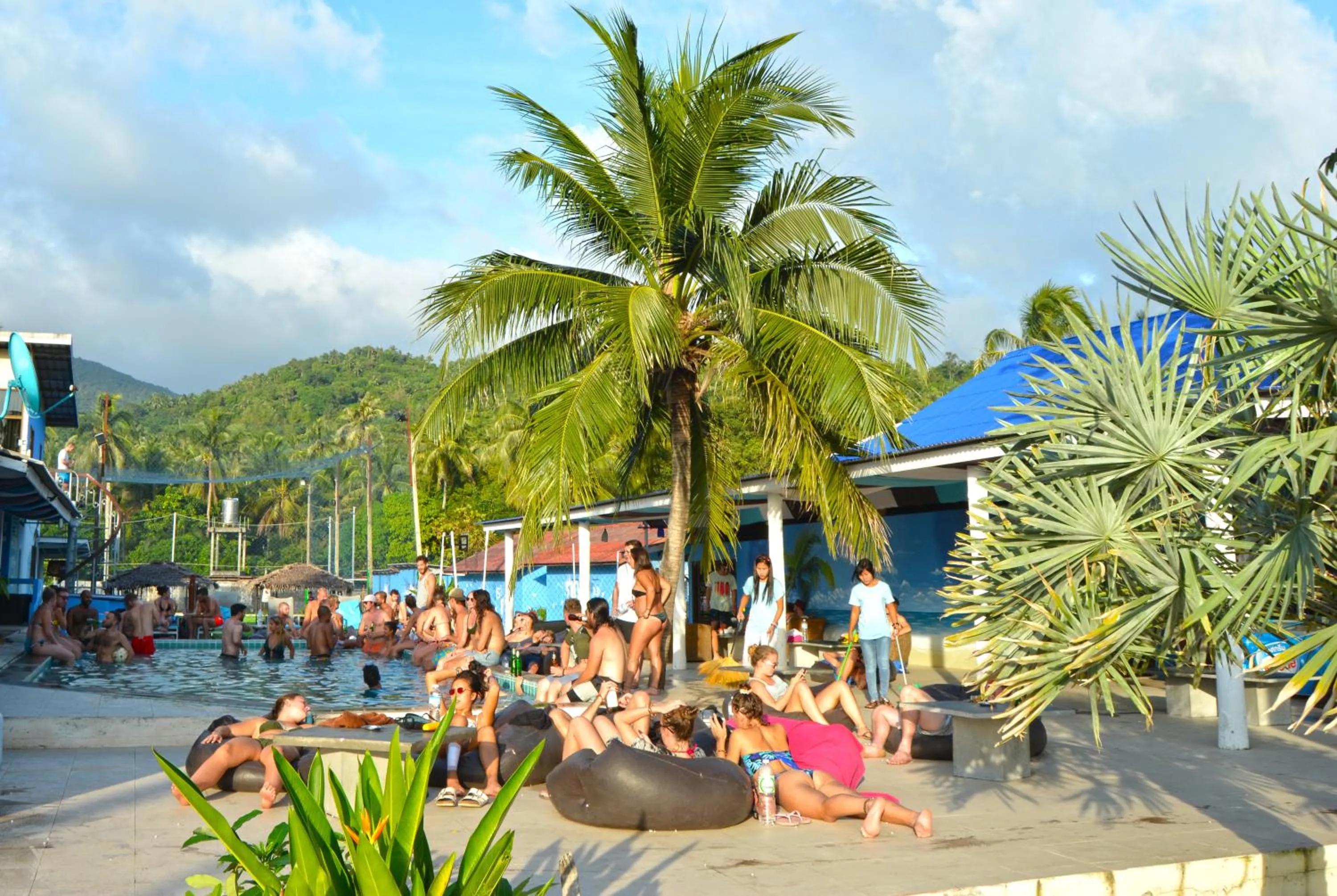 People in Phangan Arena Hostel