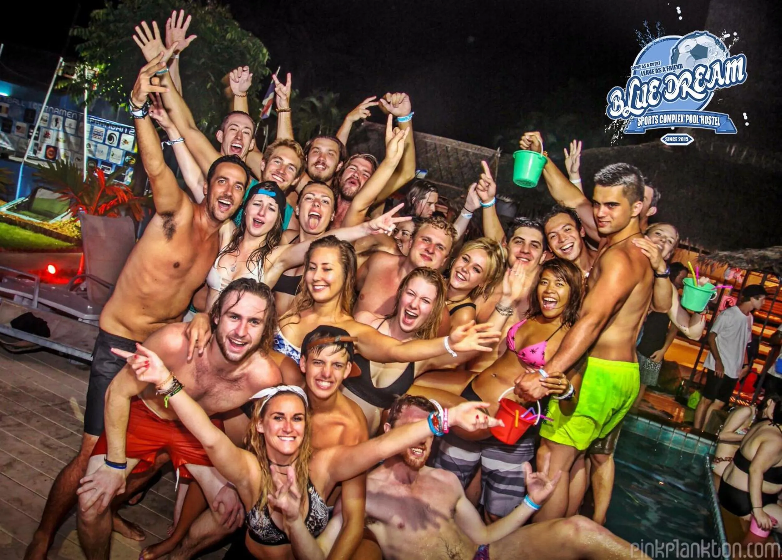 People in Phangan Arena Hostel