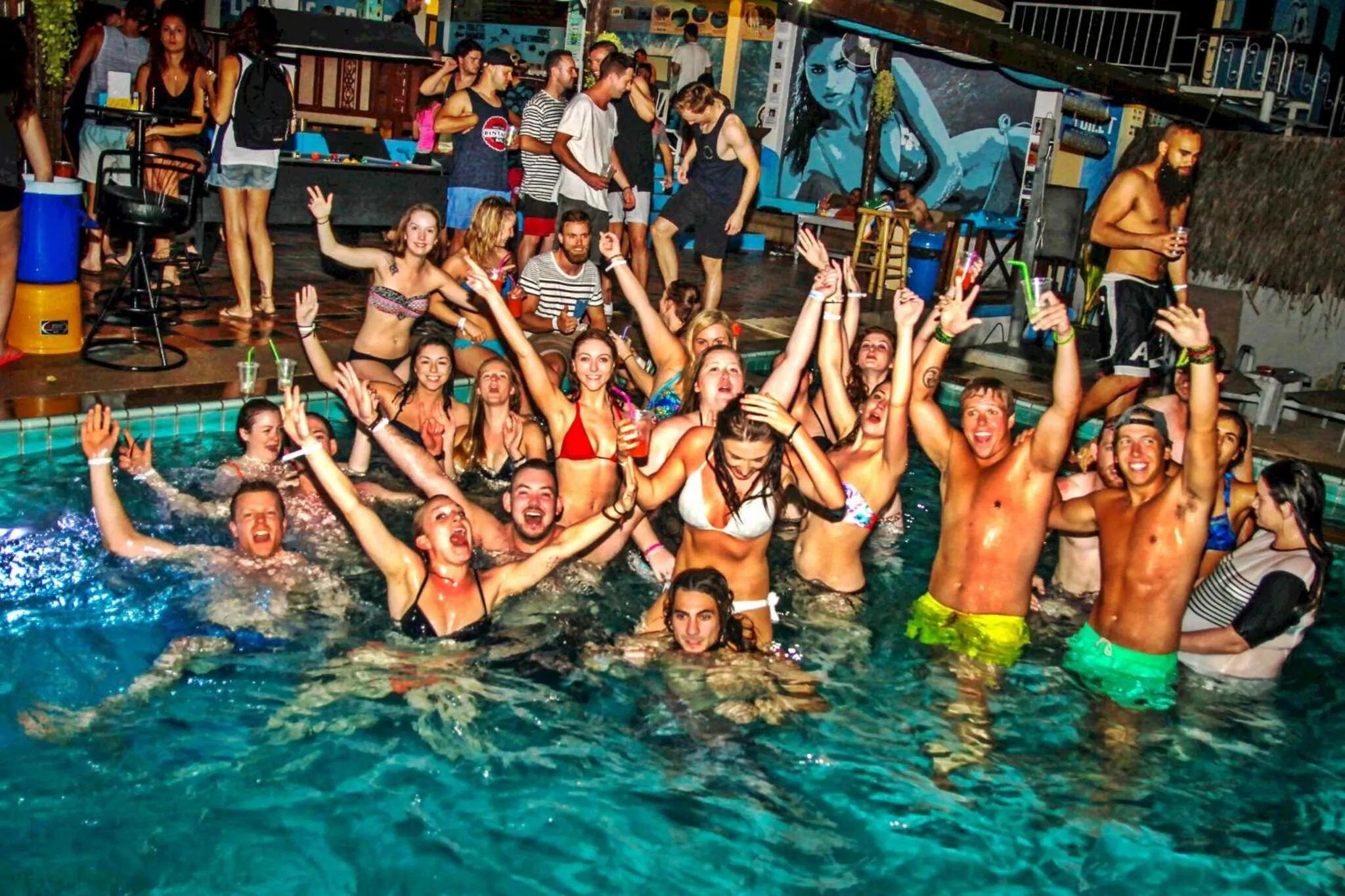 Property building in Phangan Arena Hostel