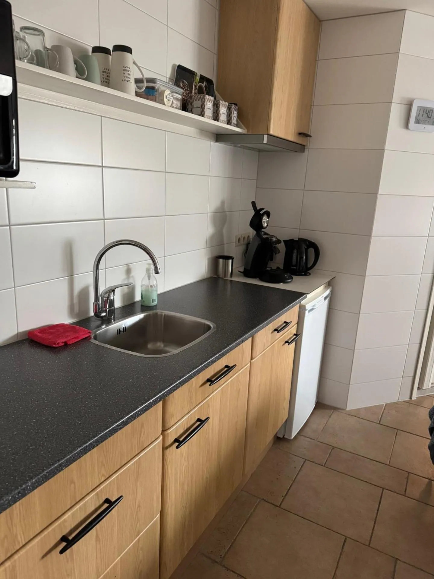 kitchen in Bed & Coffee Waddenzee Texel