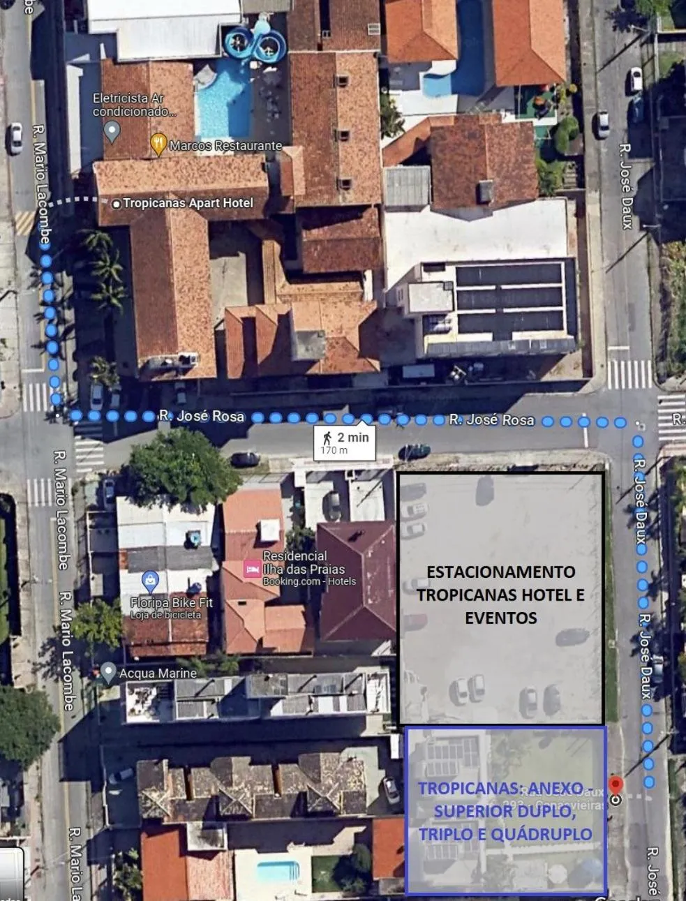 Property building in Tropicanas Hotel e Eventos