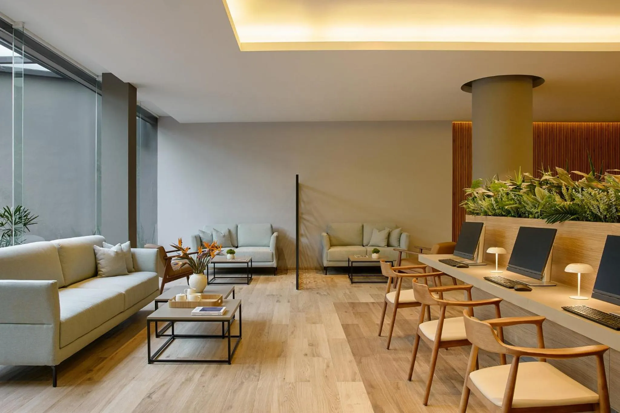 Lobby or reception in Fiesta Inn Monterrey Valle