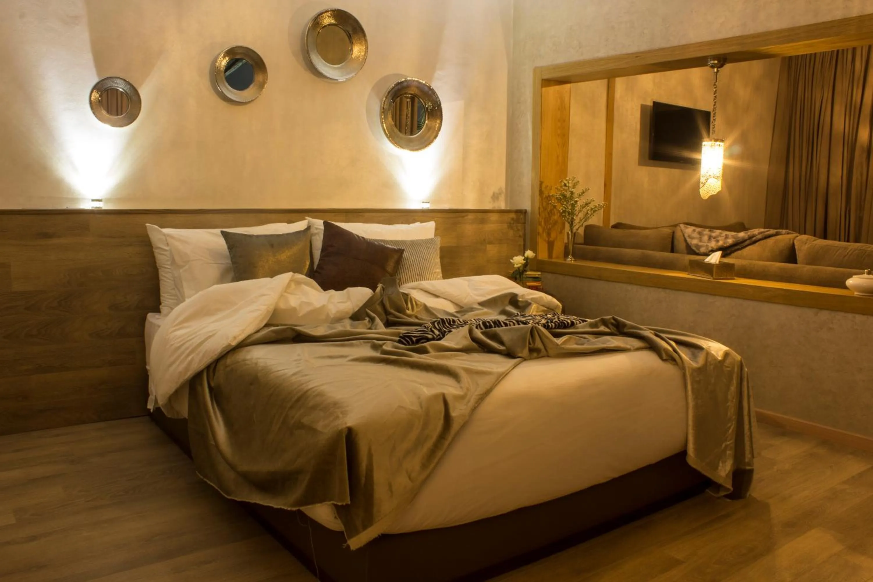 Bed in Mabrouk Hotel and Suites- Adult only