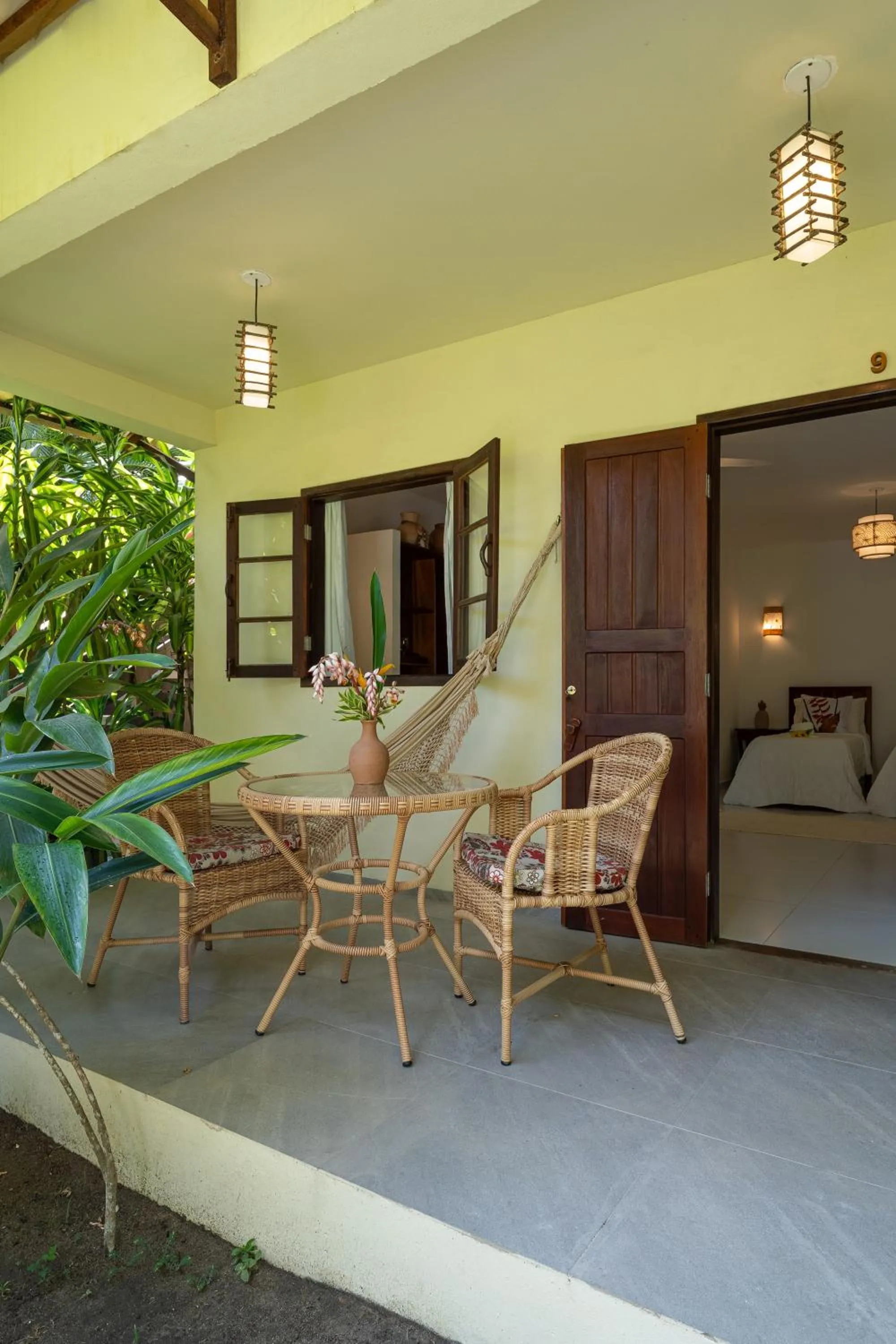 Balcony/Terrace in Pousada Samambaia