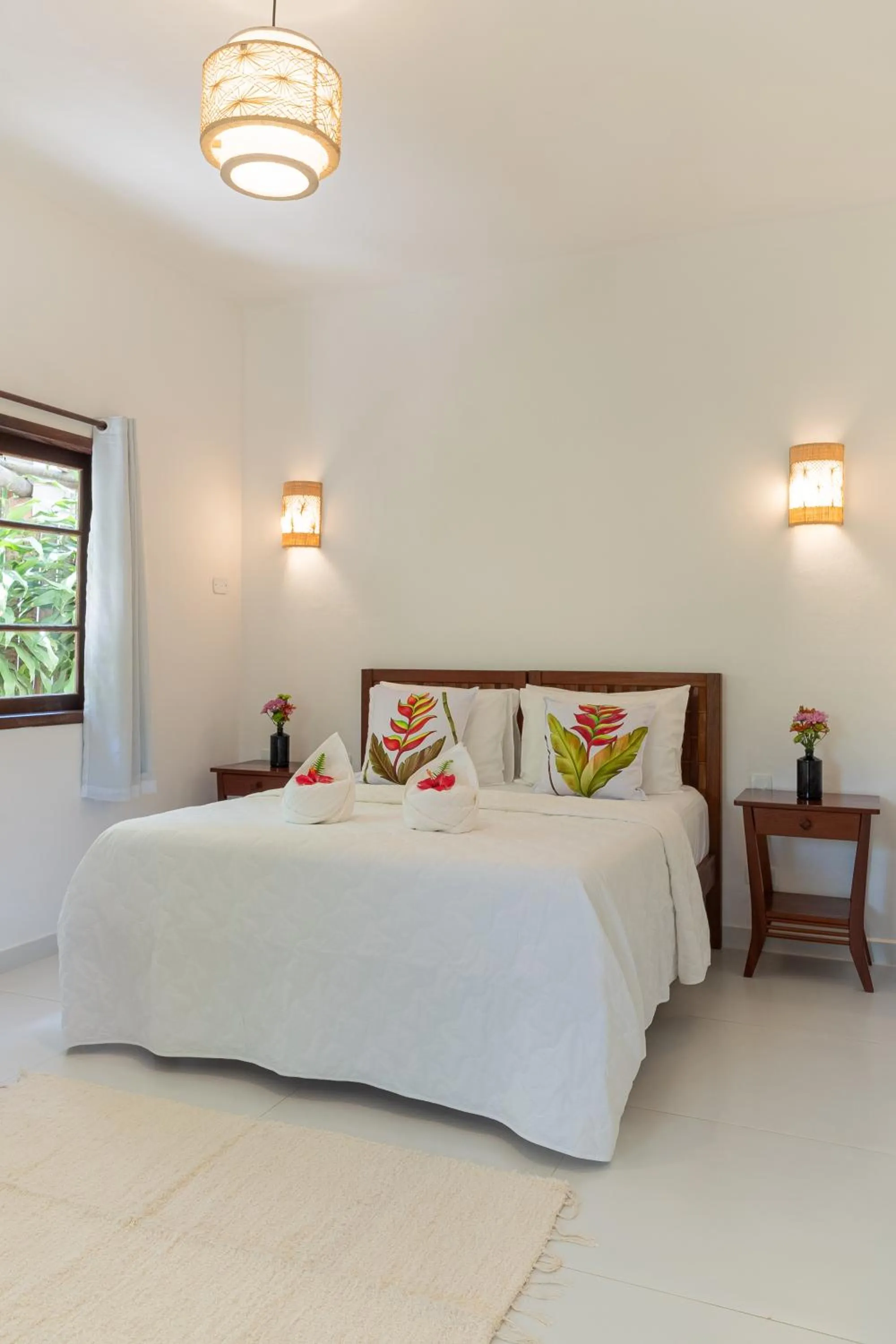 Bed in Pousada Samambaia