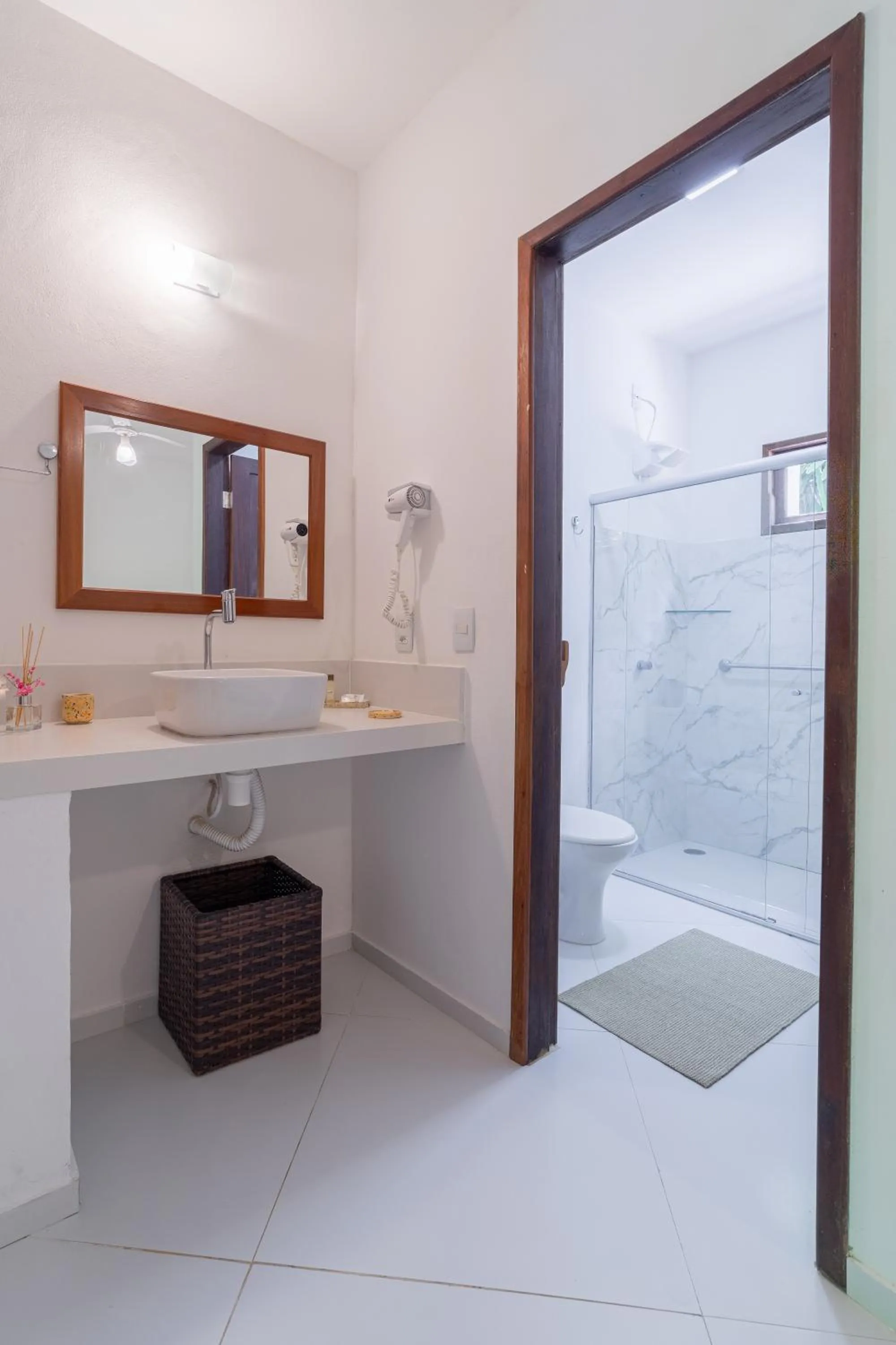 Bathroom in Pousada Samambaia