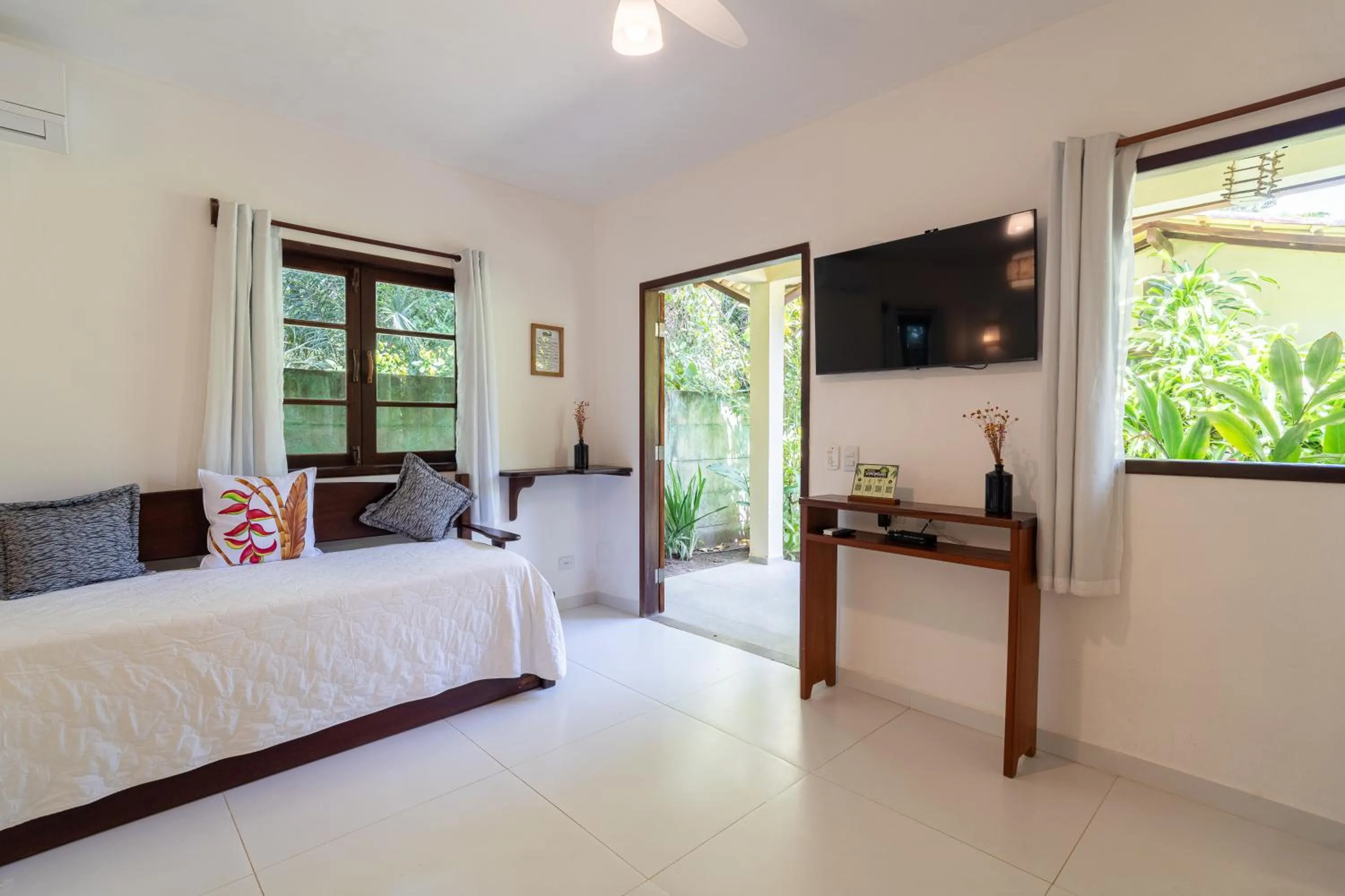 Bedroom, Bed in Pousada Samambaia