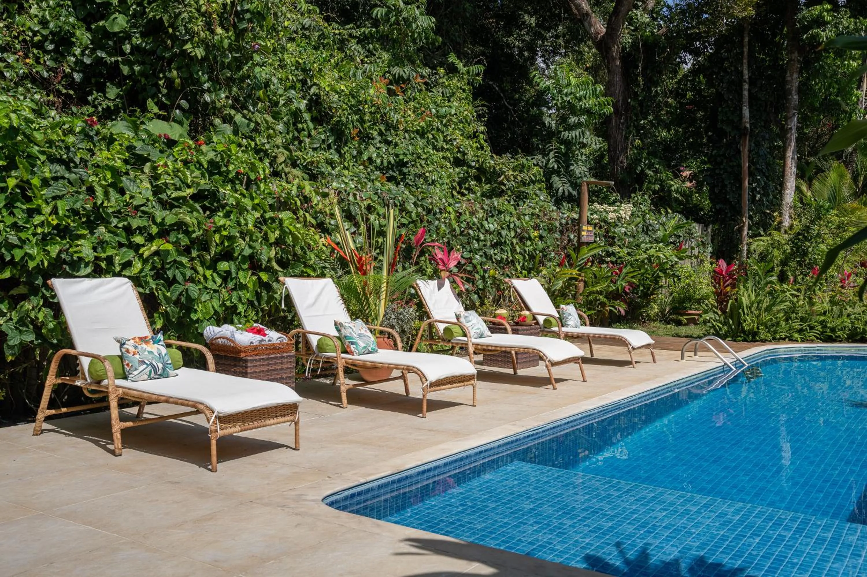 Swimming pool in Pousada Samambaia