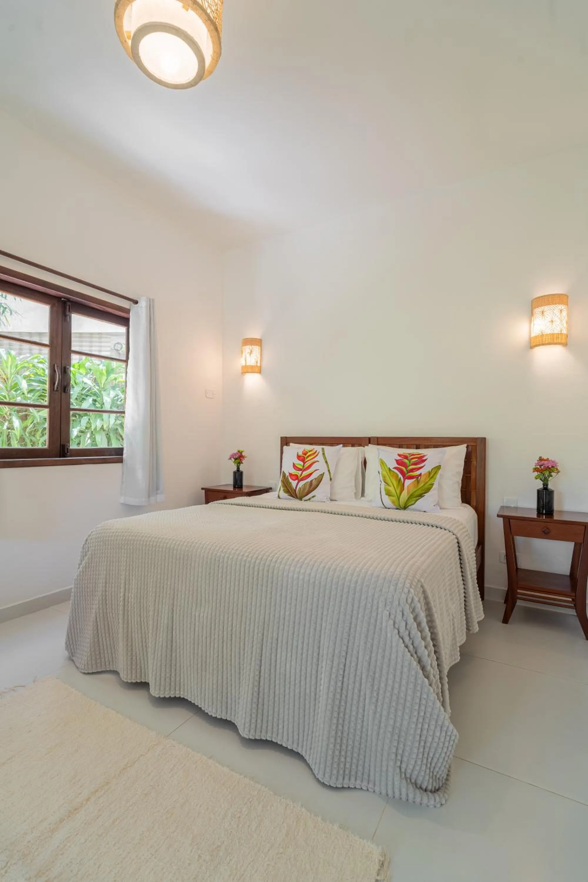 Bed in Pousada Samambaia