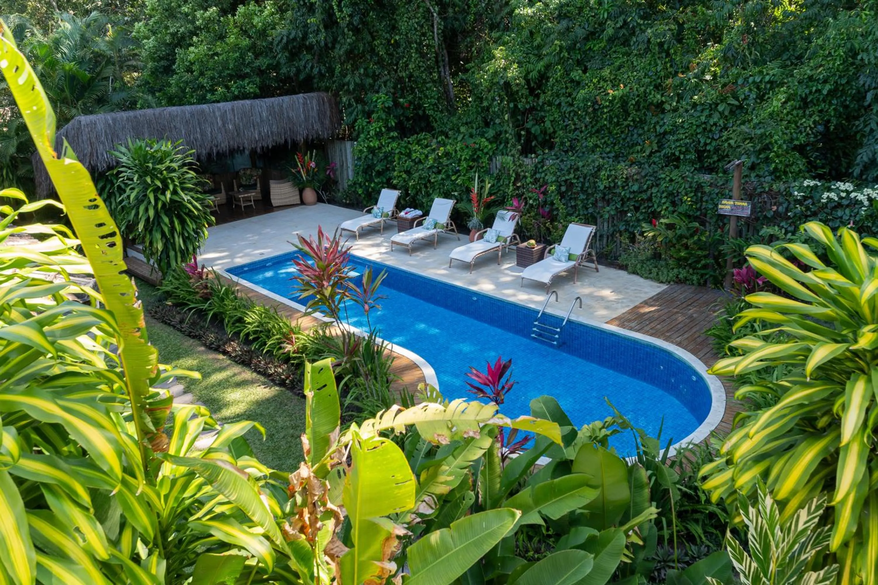 Swimming pool in Pousada Samambaia