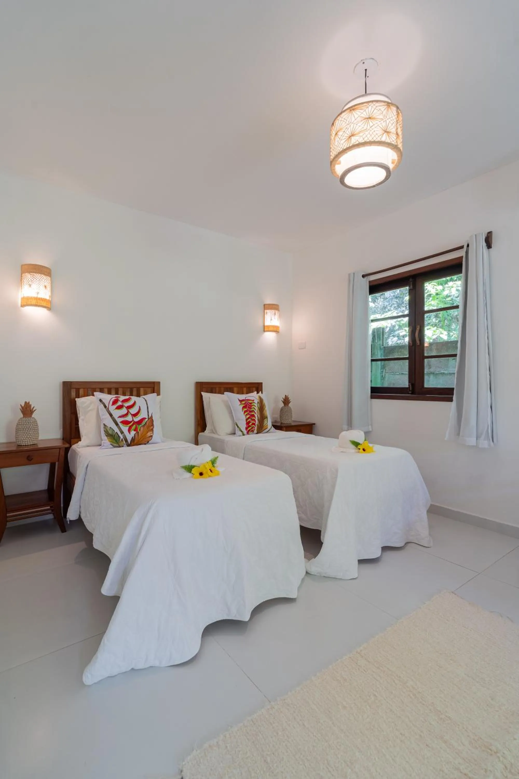 Bed in Pousada Samambaia