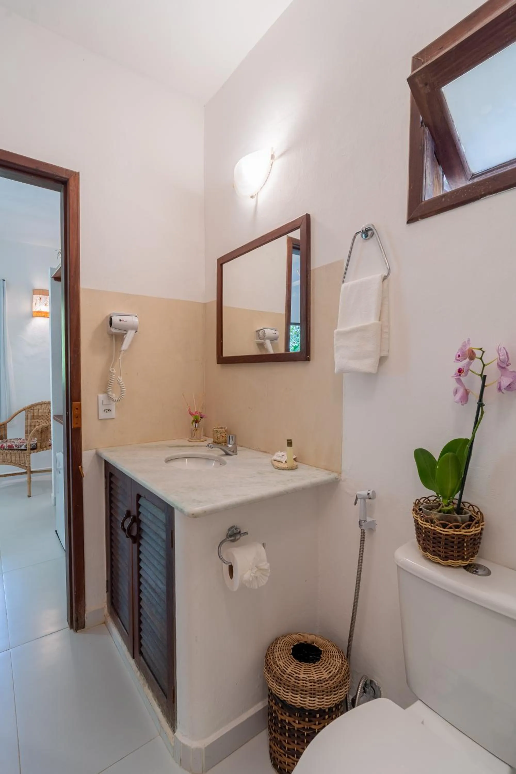 Bathroom in Pousada Samambaia