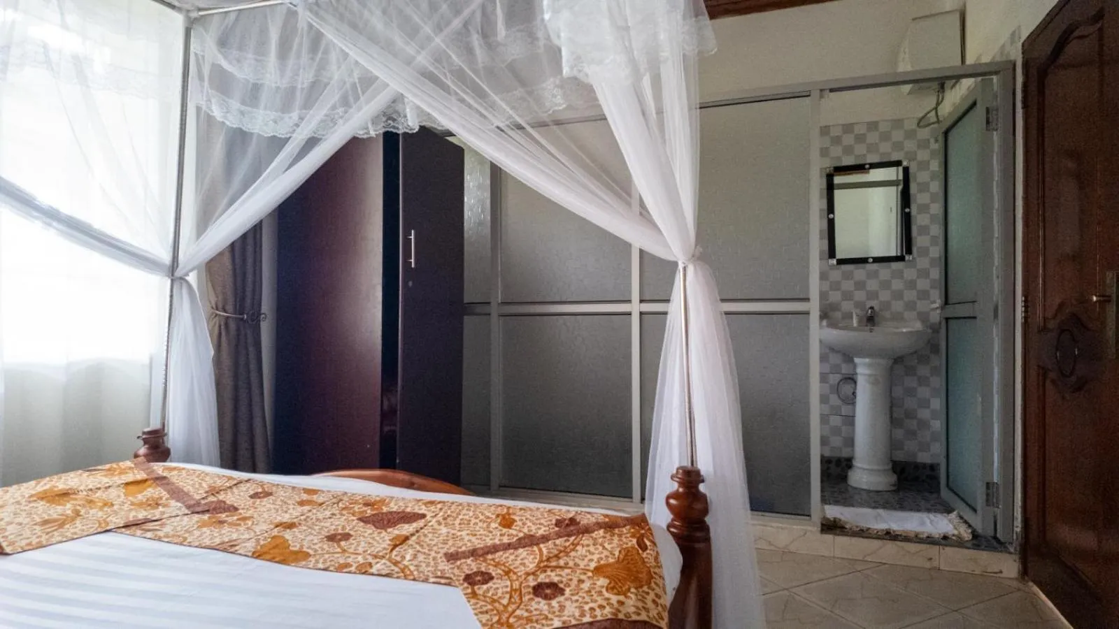 Bed in Riverside Resort Hotel Kabale