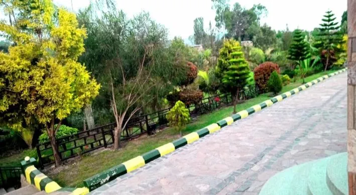 Garden view in Riverside Resort Hotel Kabale