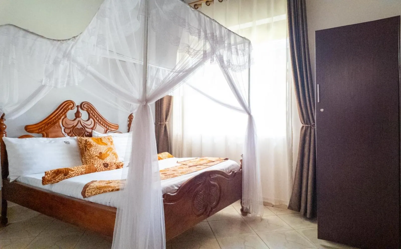 Bed in Riverside Resort Hotel Kabale