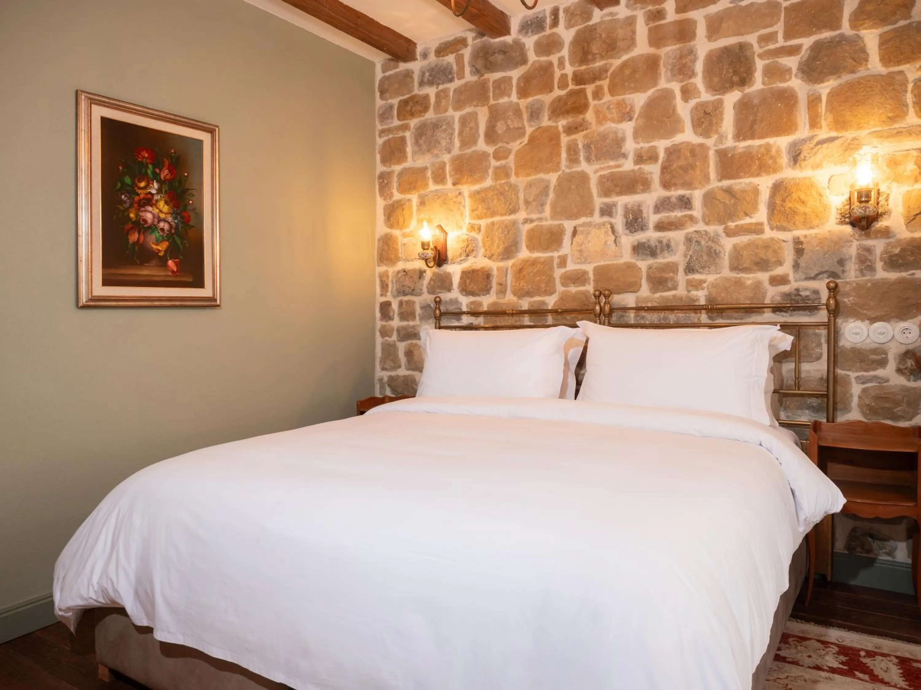 Bed in Vila Ebel Hotel Pool & Spa