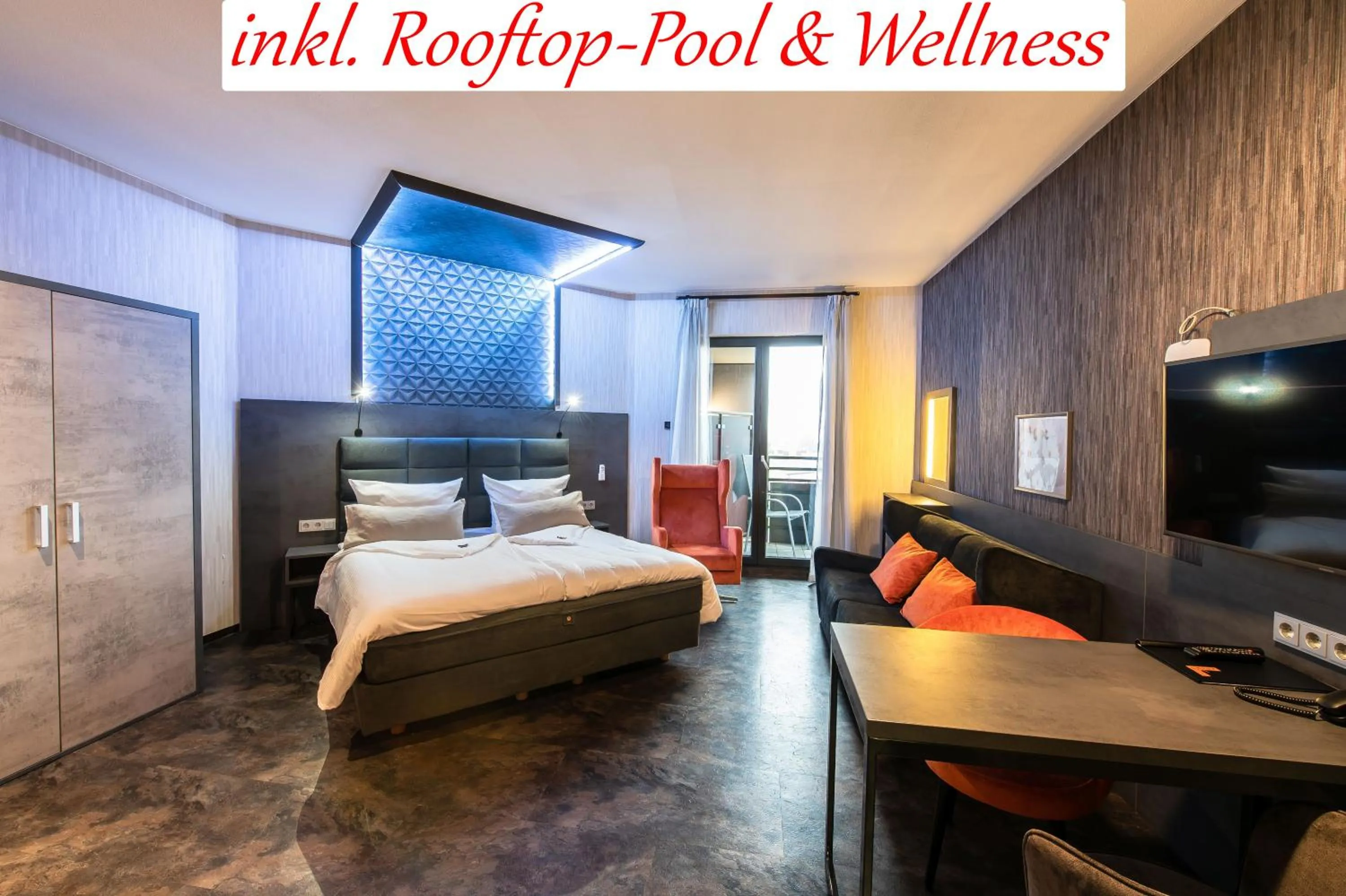 Photo of the whole room, Bed in GS Hotel