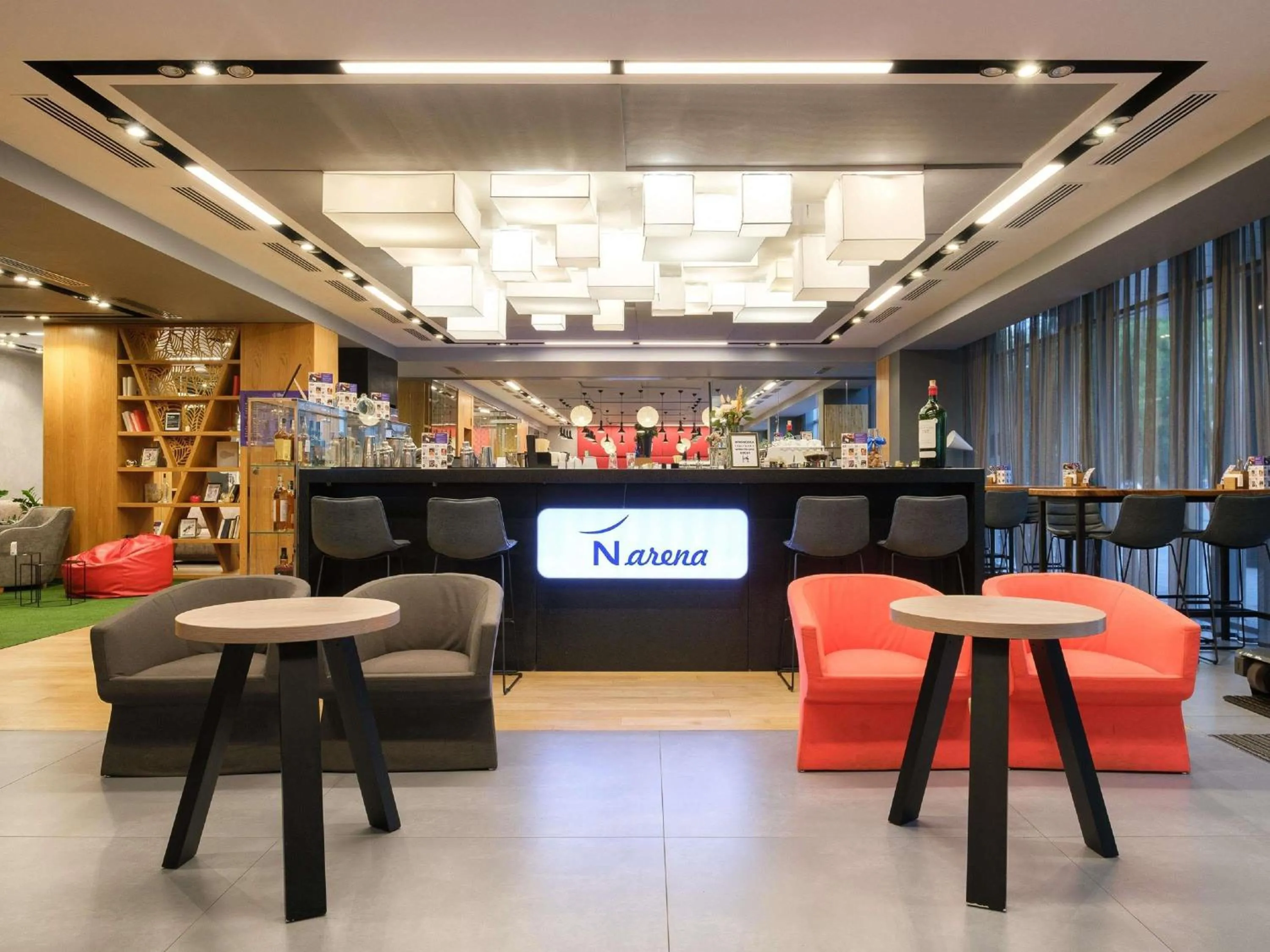 Lounge or bar in Novotel Almaty City Center