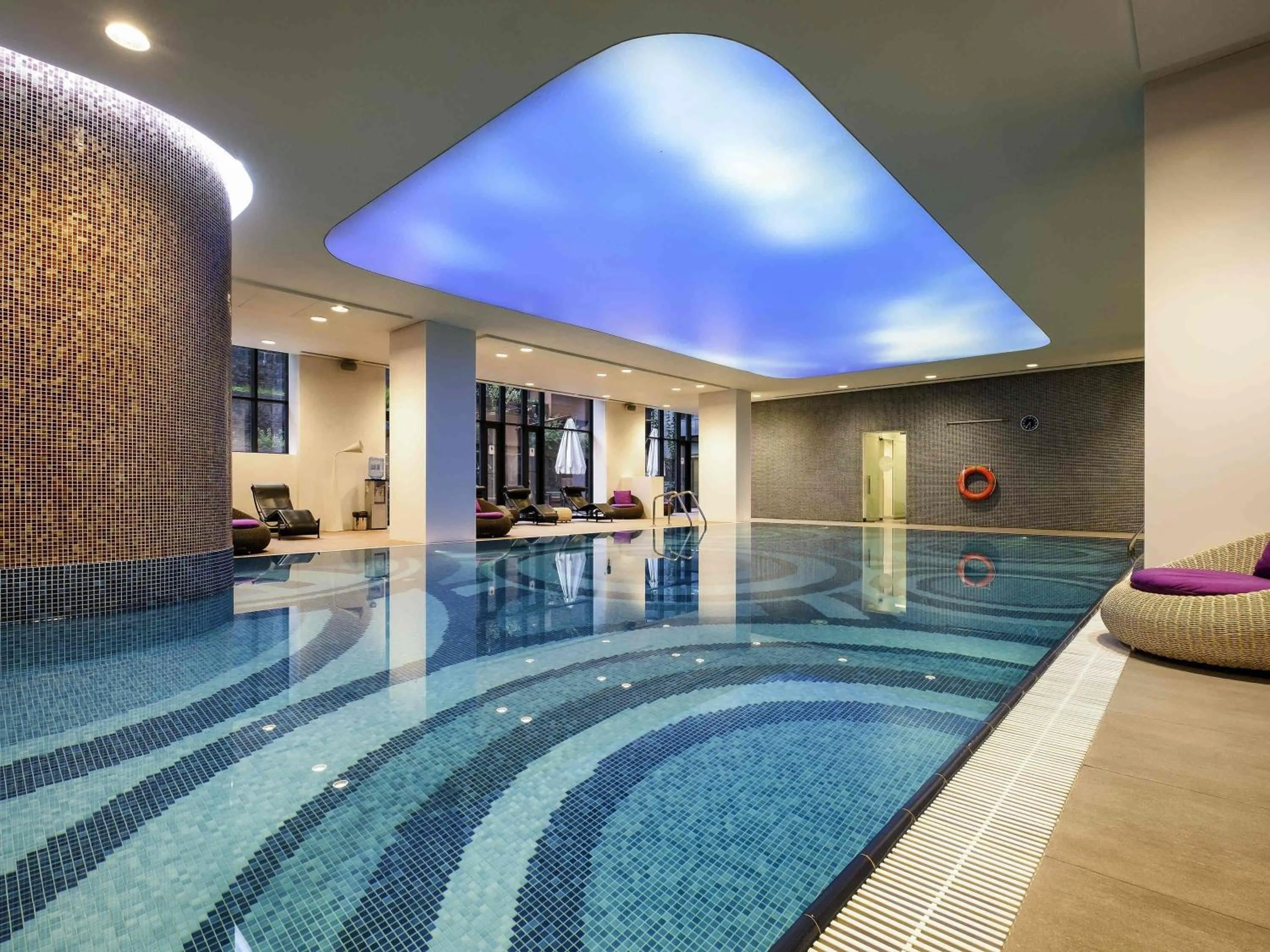 Pool view in Novotel Almaty City Center