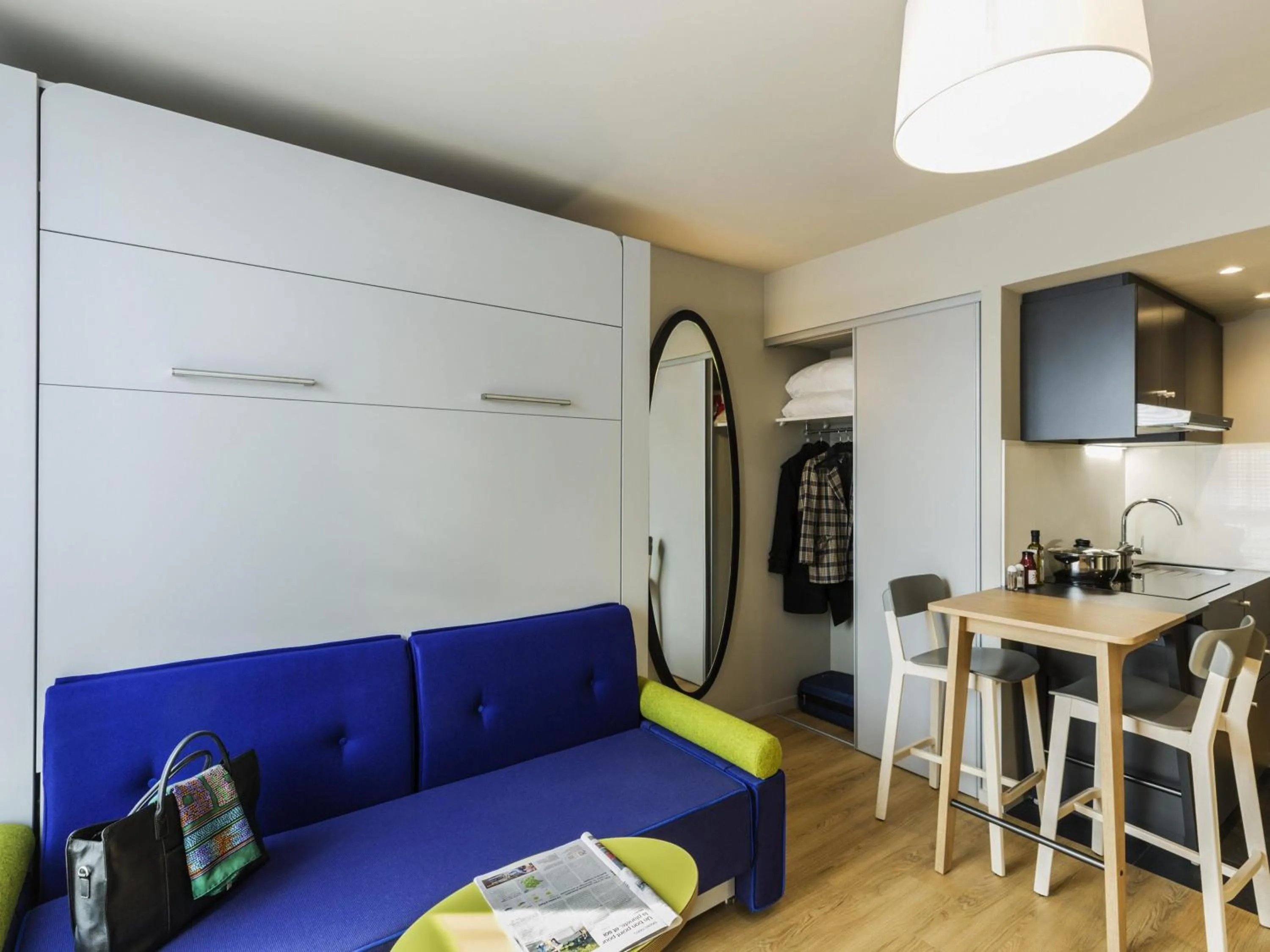 Bedroom in Aparthotel Adagio access Palaiseau Saclay