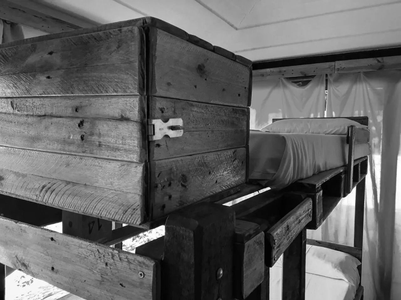 bunk bed in The Eco Palace Hostel