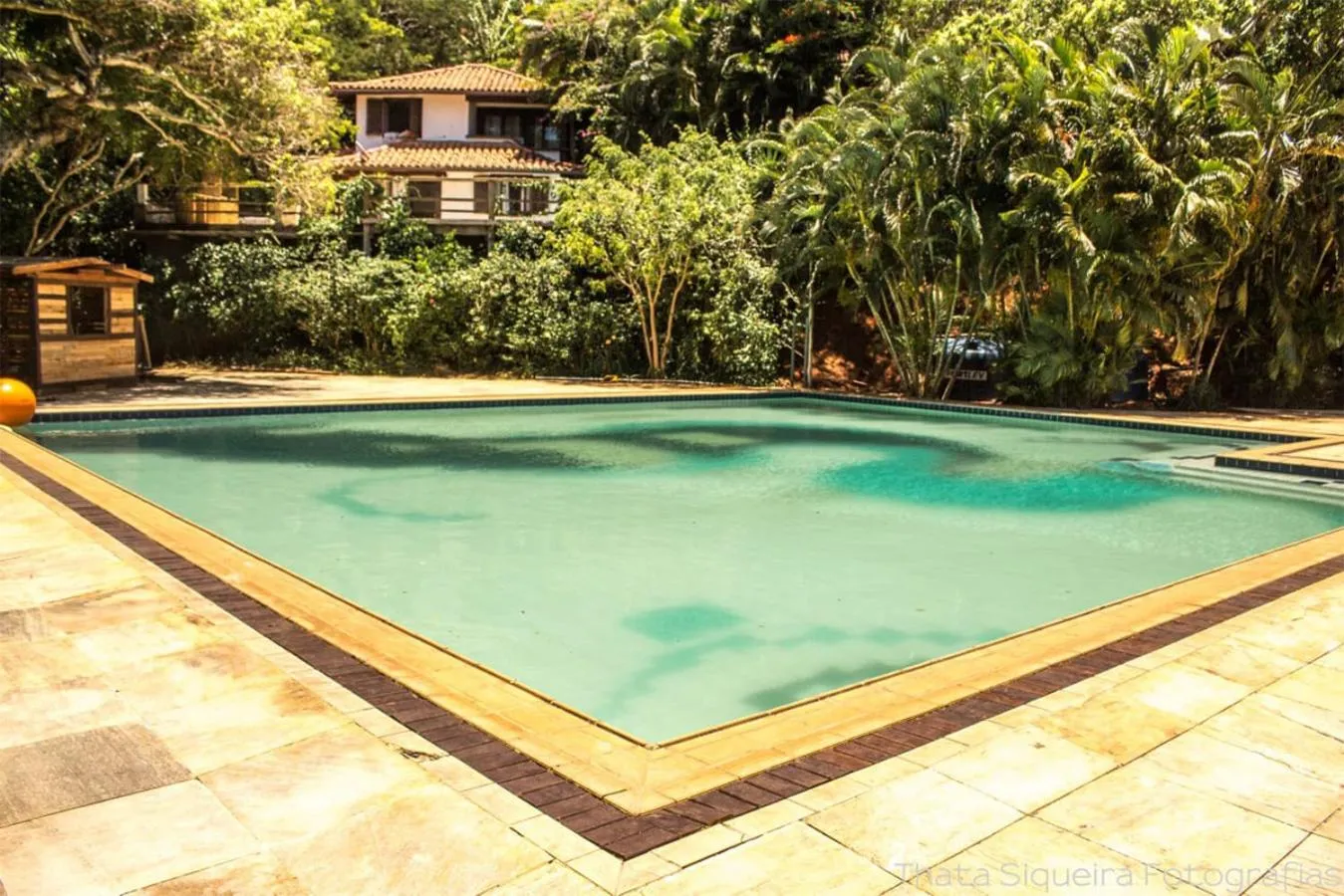 Swimming pool in The Eco Palace Hostel