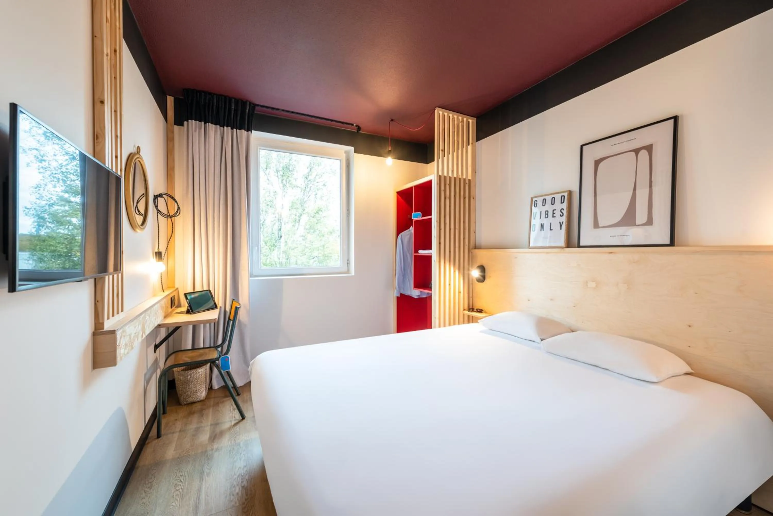 Bed in Greet hotel Bourg-en-Bresse Sud Montagnat