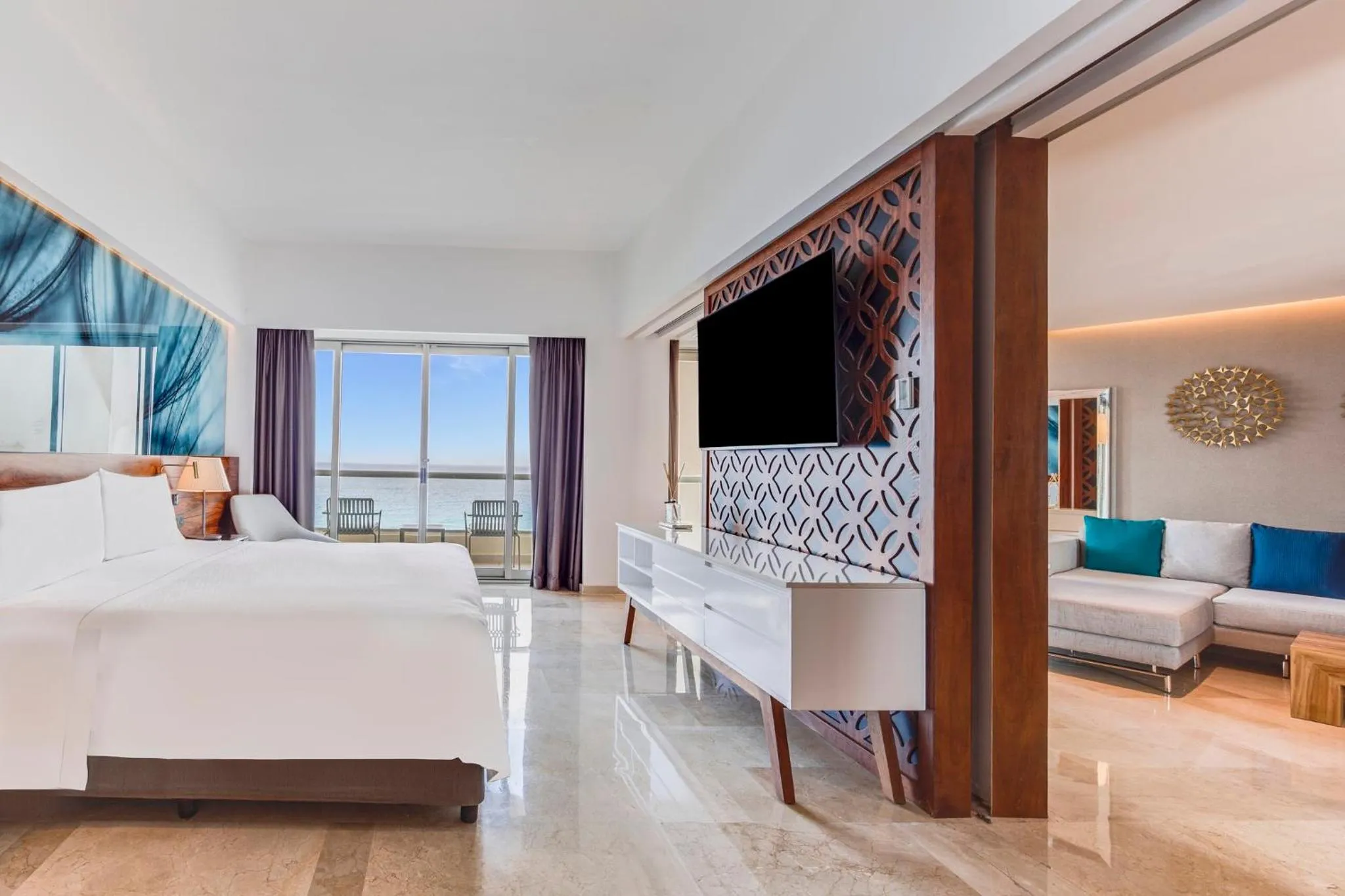 Photo of the whole room, Bed in Live Aqua Cancun - Adults Only - All-Inclusive