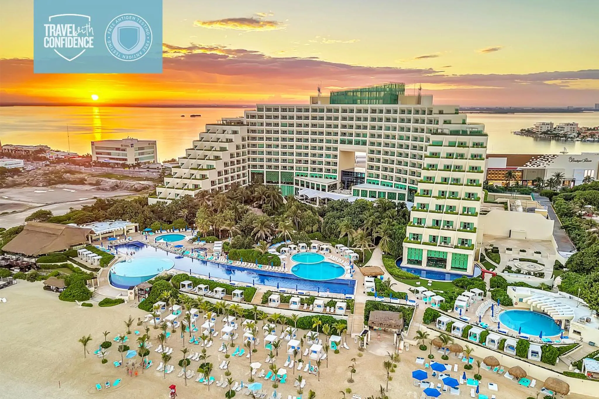Bird's eye view in Live Aqua Cancun - Adults Only - All-Inclusive