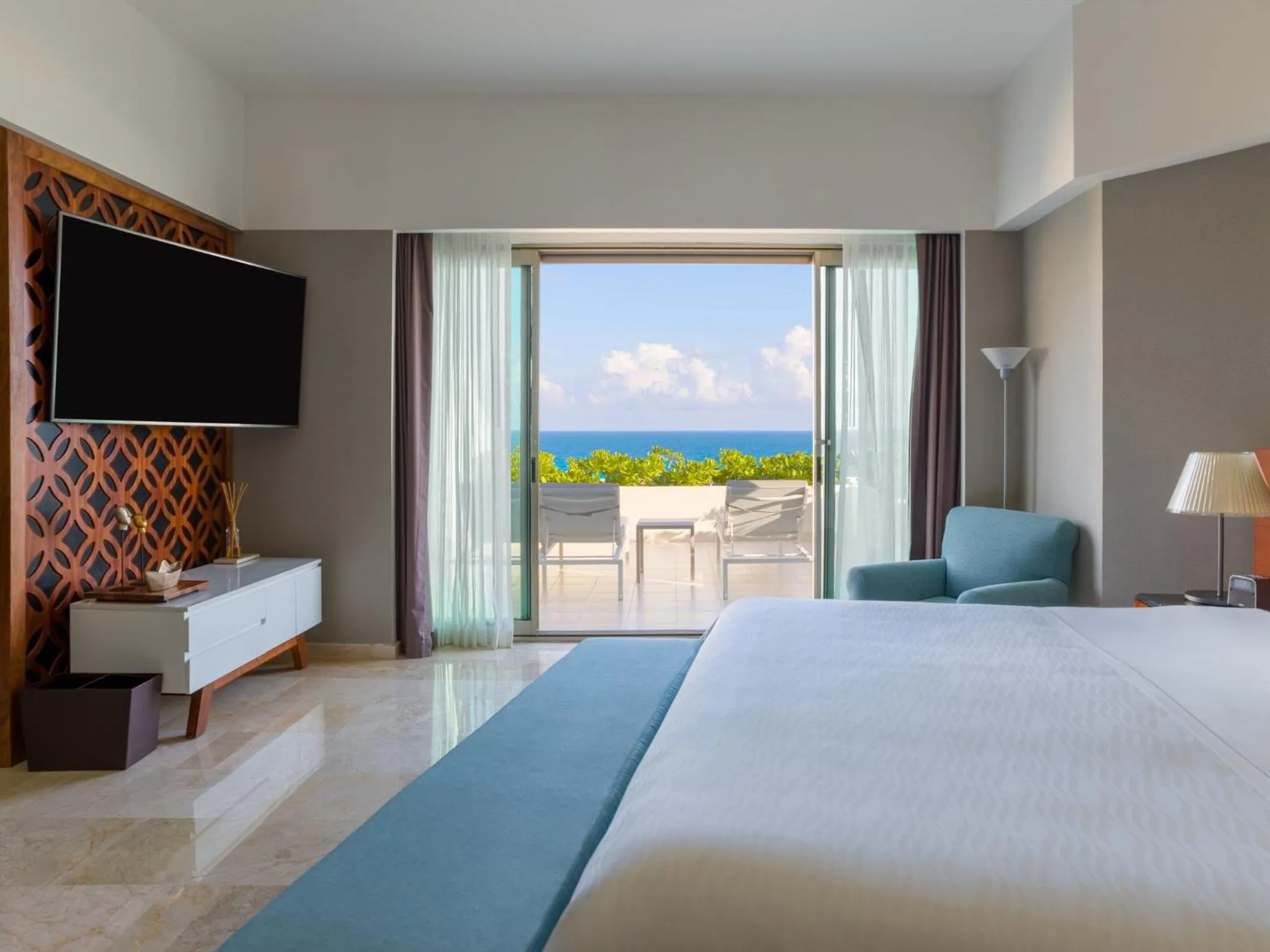 Bedroom, Bed in Live Aqua Cancun - Adults Only - All-Inclusive