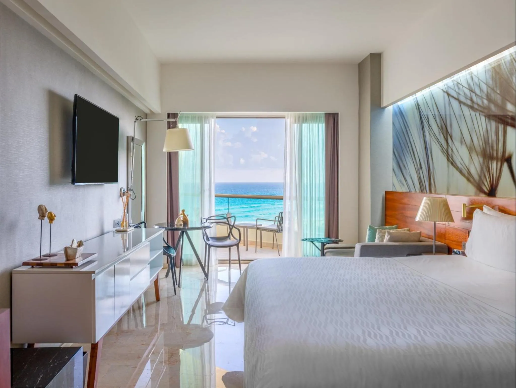 Photo of the whole room, Bed in Live Aqua Cancun - Adults Only - All-Inclusive